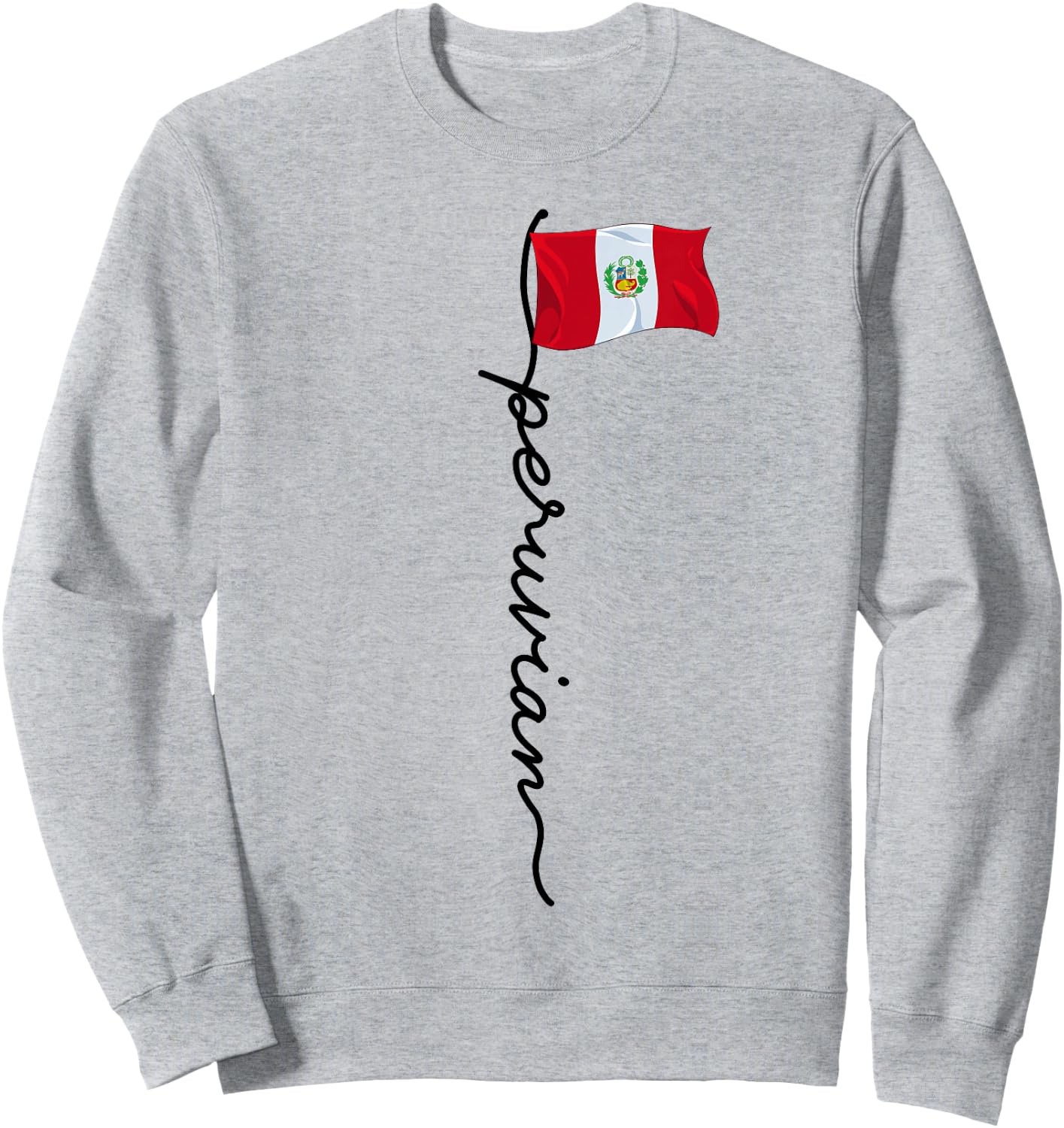 Peru Signature Peruvian Sweatshirt - Sweatshirt | Ash