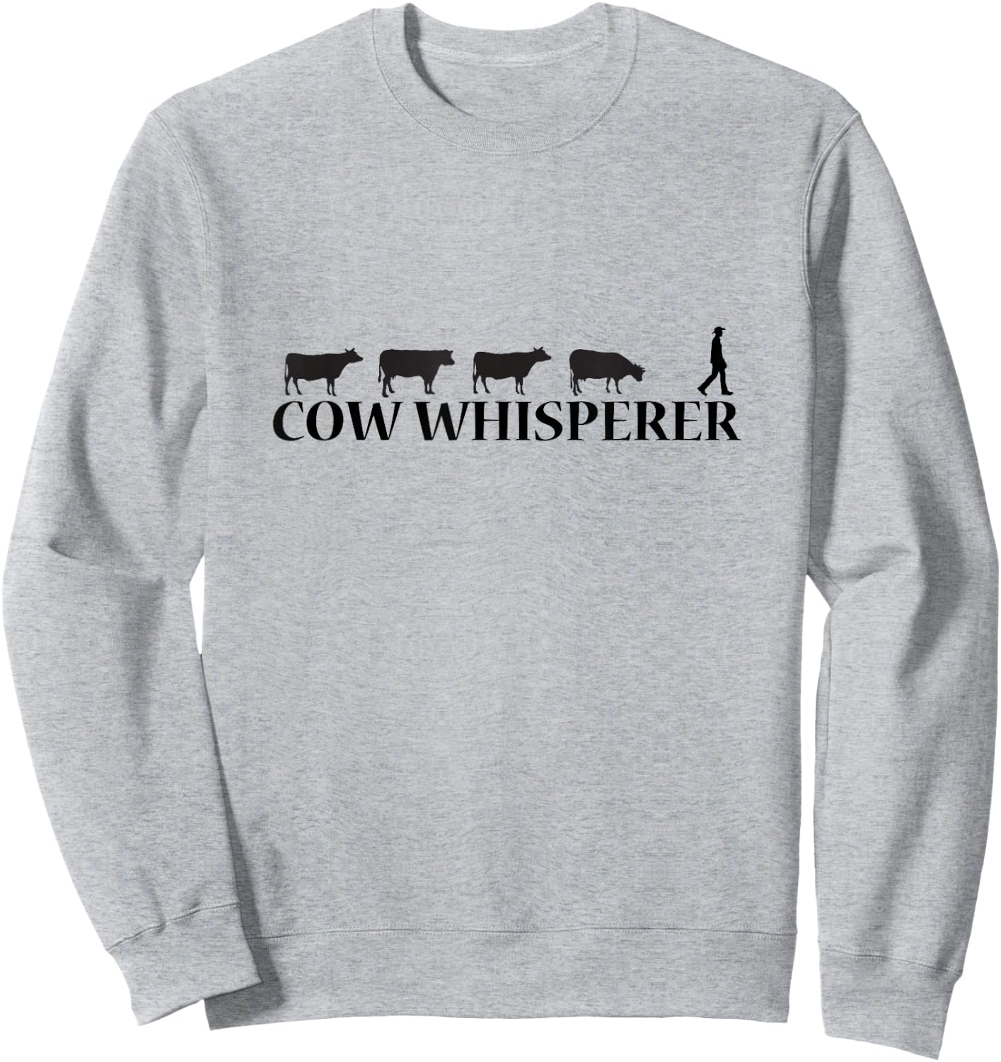 Cow whisperer farmer Sweatshirt - Sweatshirt | Ash
