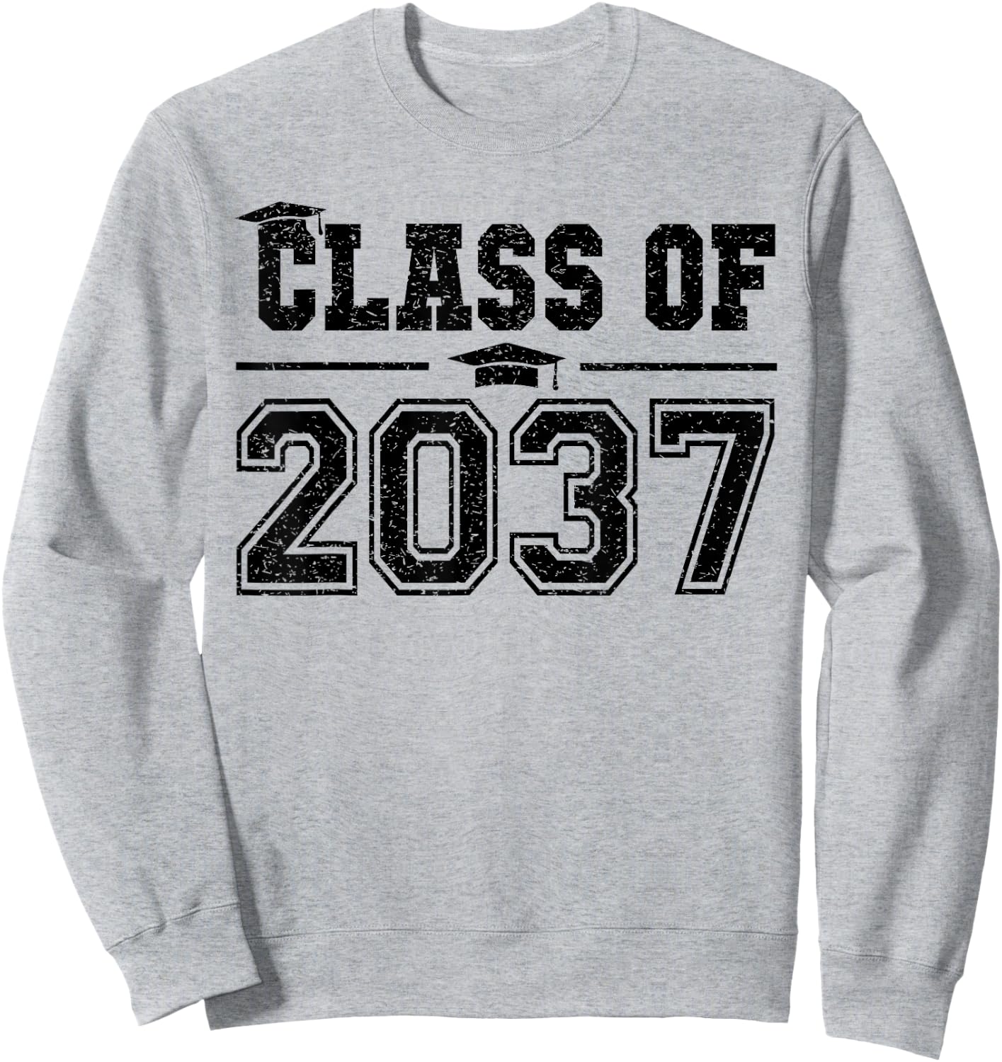 Class of 2037 Grow With Me Graduation First Day of School Sweatshirt - Sweatshirt | Ash