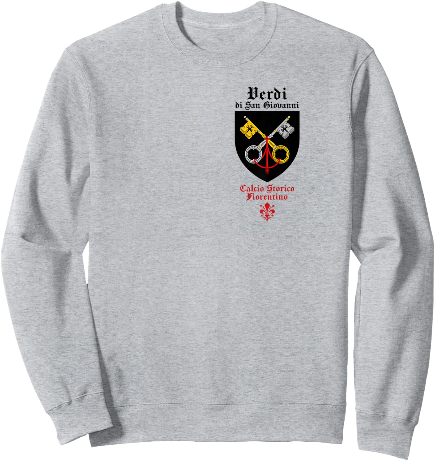 Calcio storico fiorentino Verdi Florentine football fútbol Sweatshirt - Sweatshirt | Ash