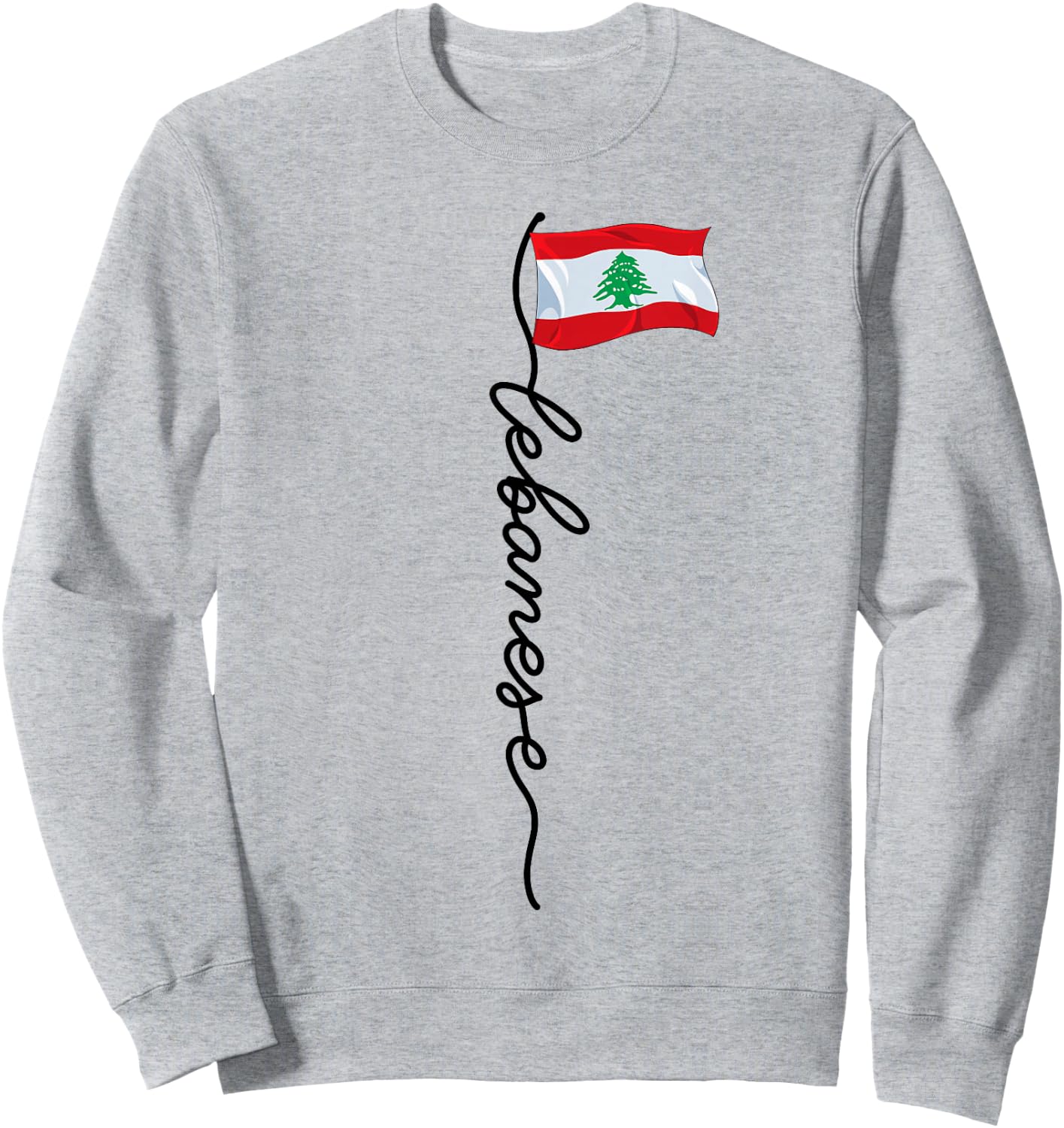 Lebanon Signature Lebanese Sweatshirt - Sweatshirt | Ash