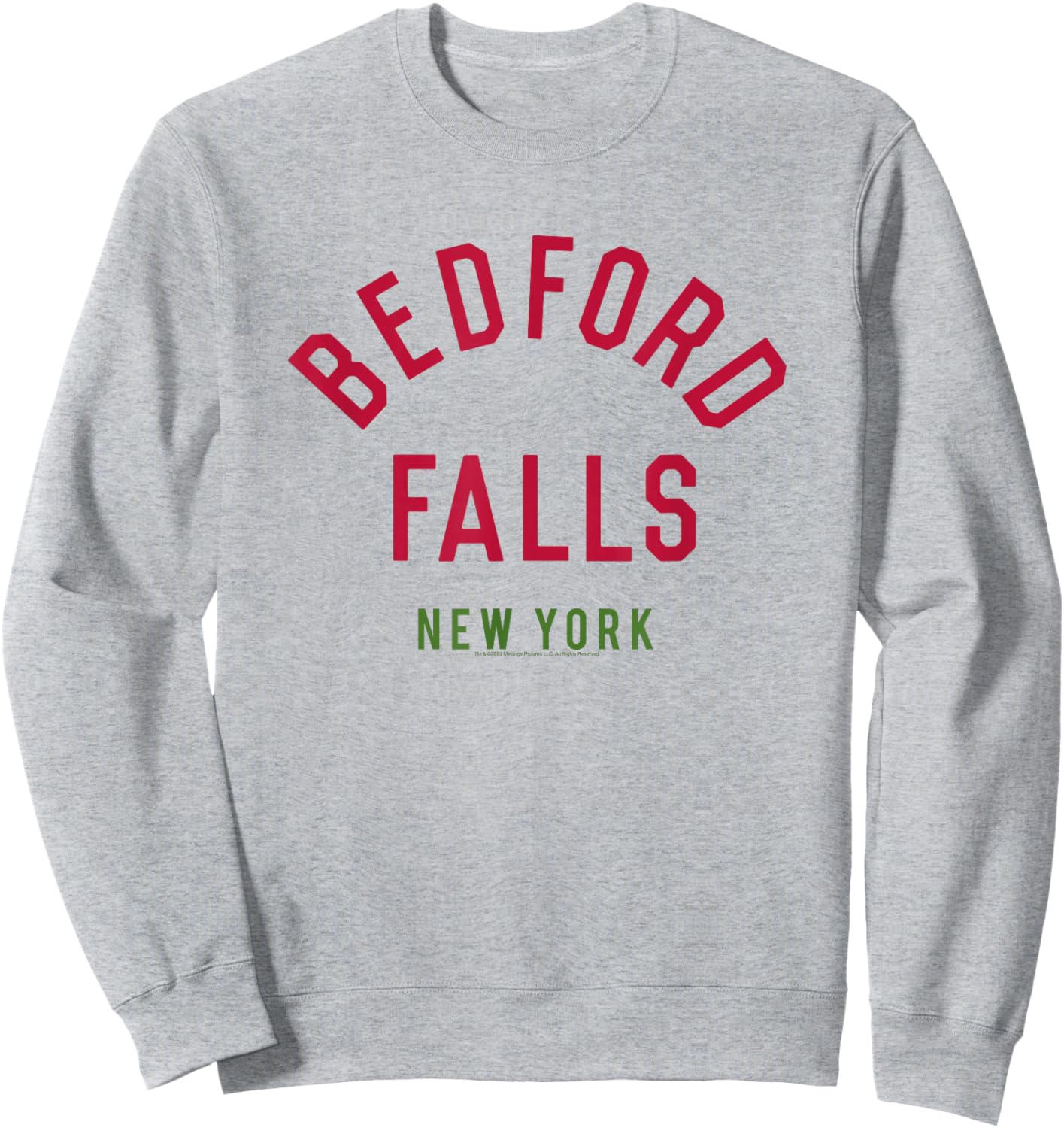 It's A Wonderful Life Bedford Falls NY Sweatshirt - Sweatshirt | Ash
