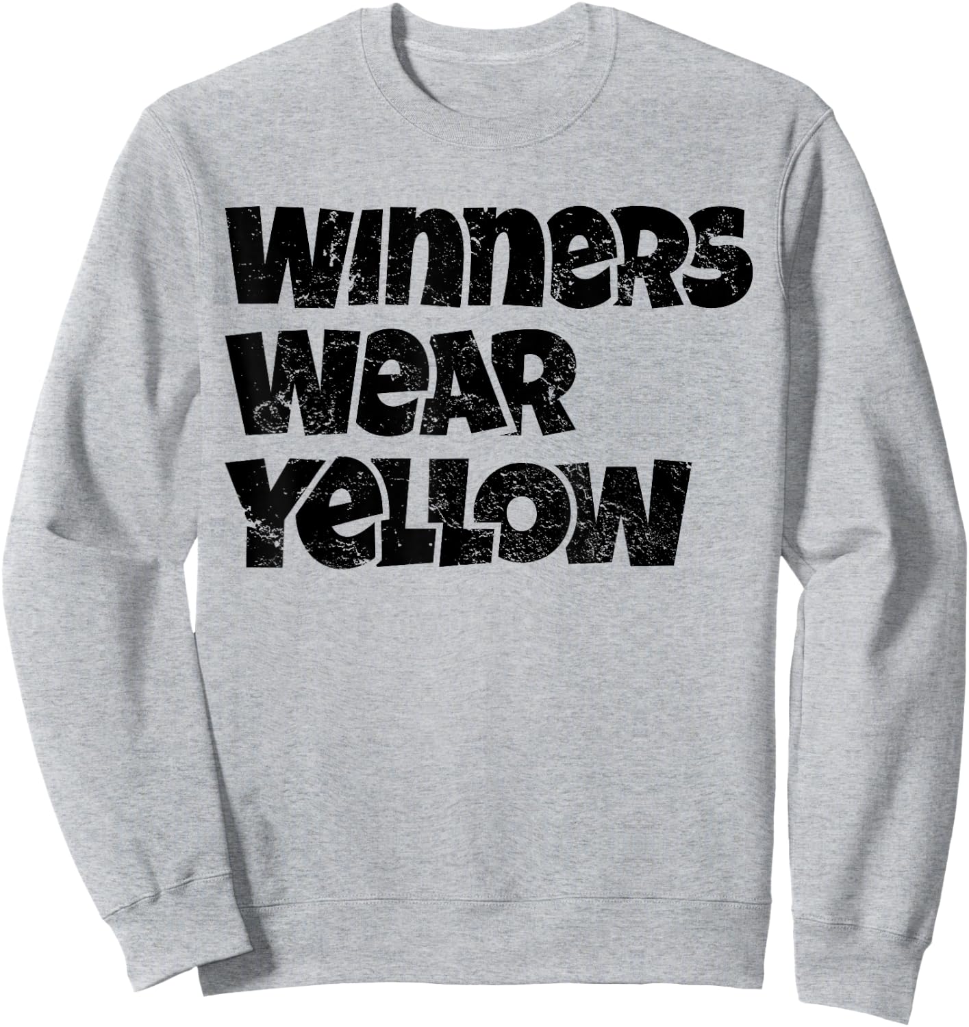 Winners Wear Yellow Spirit Wear Team Game Color War Funny Sweatshirt - Sweatshirt | Ash