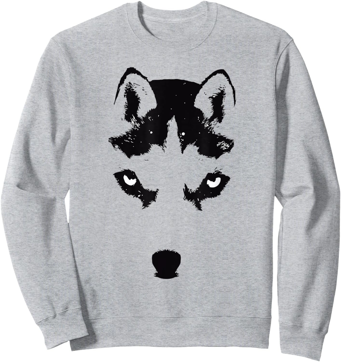 Cute Siberian Husky Puppy Dog Lover Sweatshirt - Sweatshirt | Ash