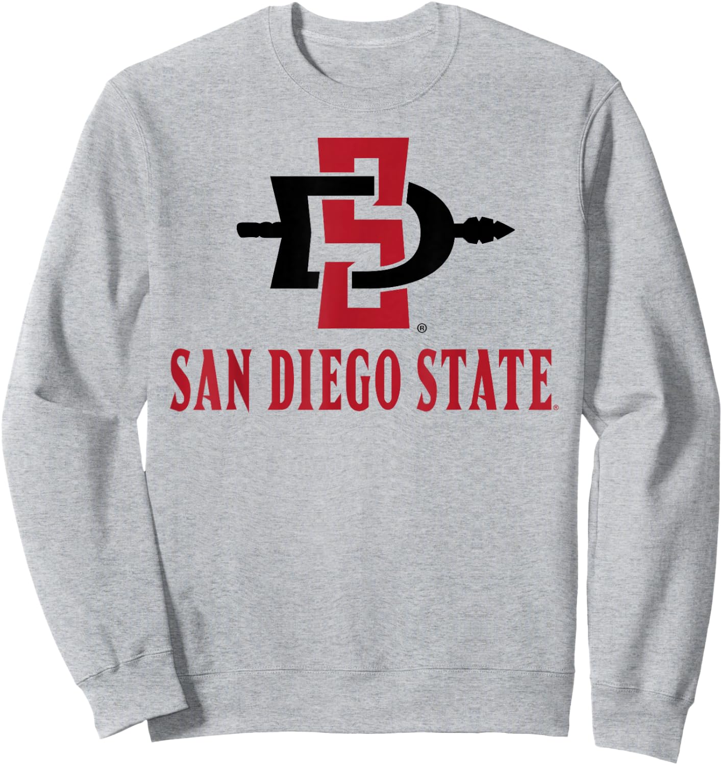 San Diego State Aztecs Sportsmanship White Sweatshirt - Sweatshirt | Ash