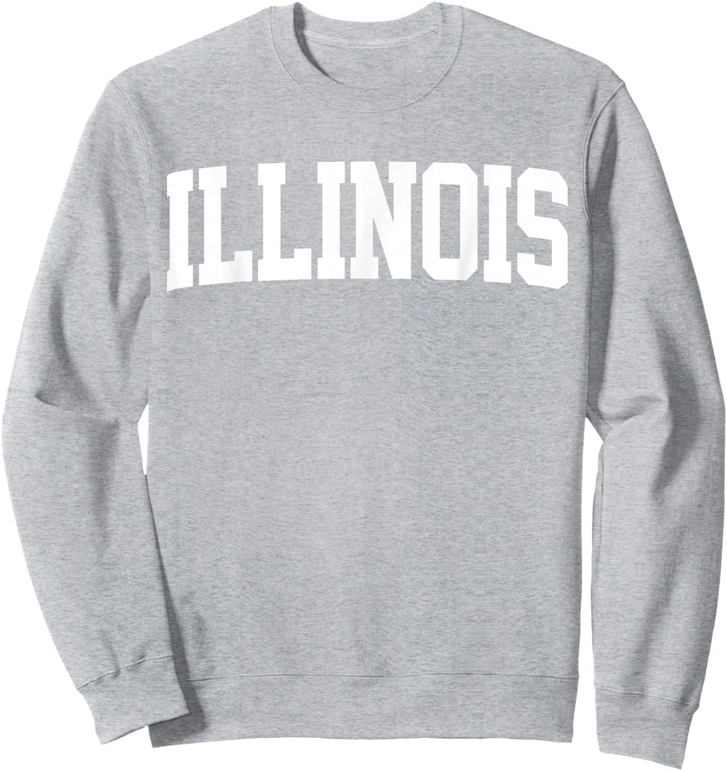 Retro Illinois Vintage Illinois Orange Throwback IL Sweatshirt - Sweatshirt | Ash