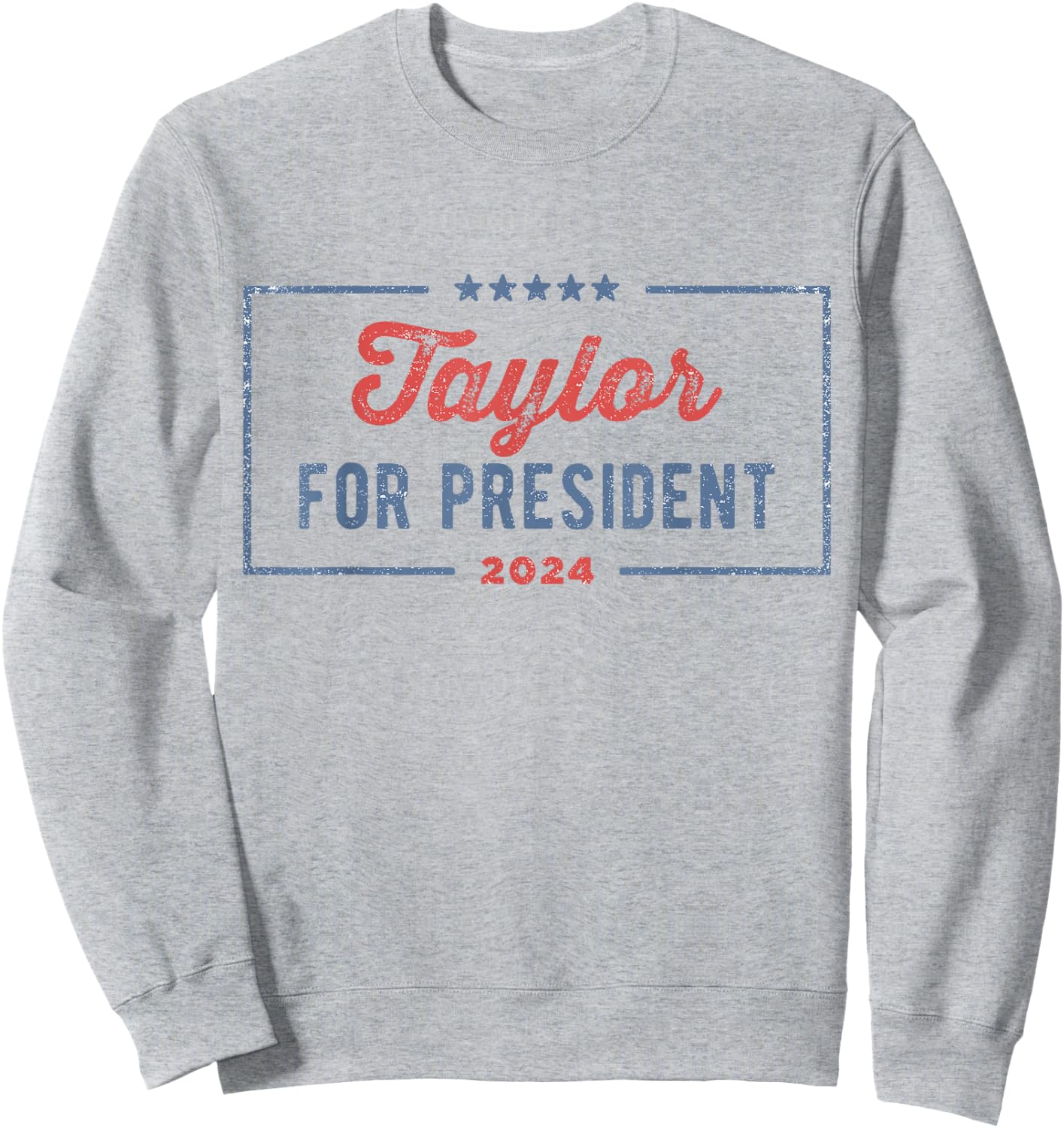 Taylor For President 2024 Shirt Girls Merchandise Men Women Sweatshirt - Sweatshirt | Ash