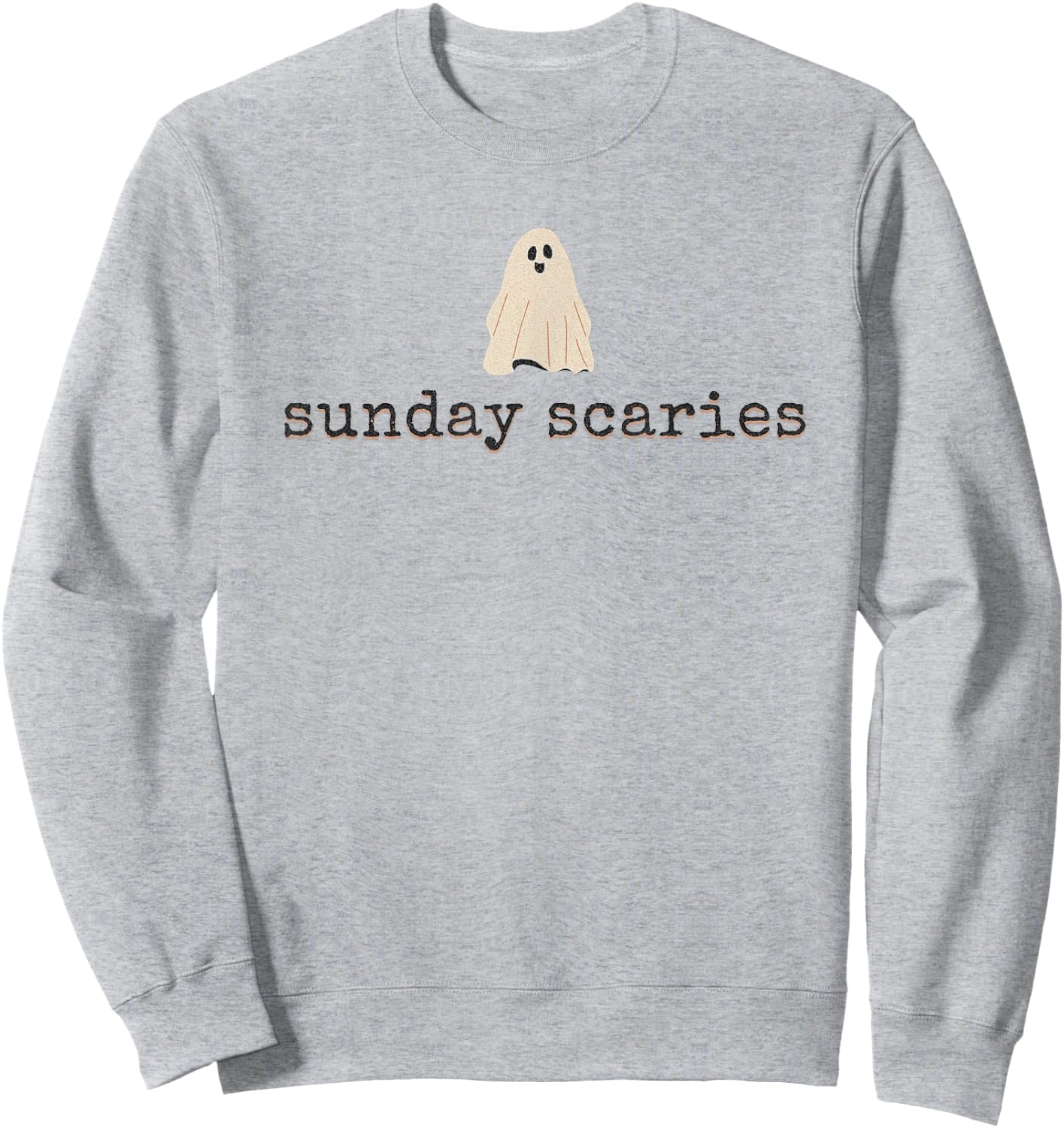 Fall Vibes Halloween Sunday Scaries Fun Day Sunday Hangover Sweatshirt - Sweatshirt | Ash