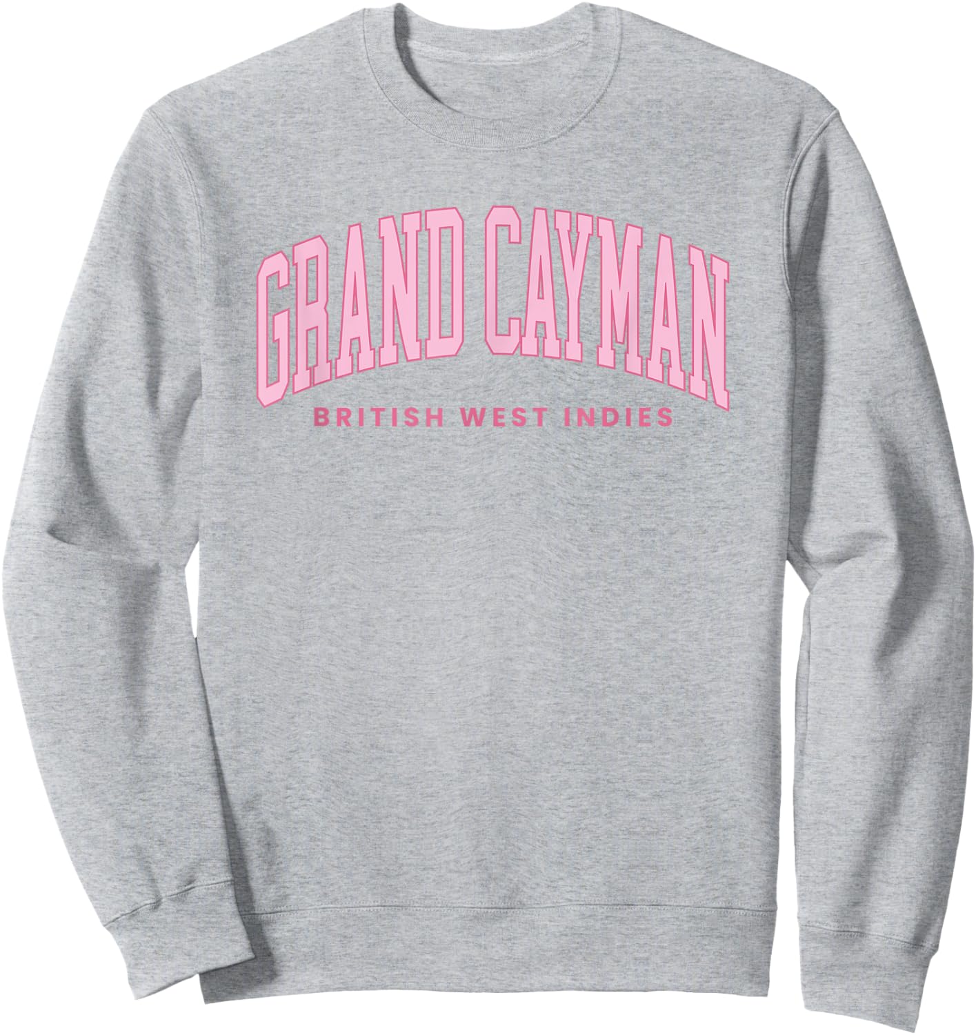 Grand Cayman Islands Summer Retro Preppy Throwback Sweatshirt - Sweatshirt | Ash