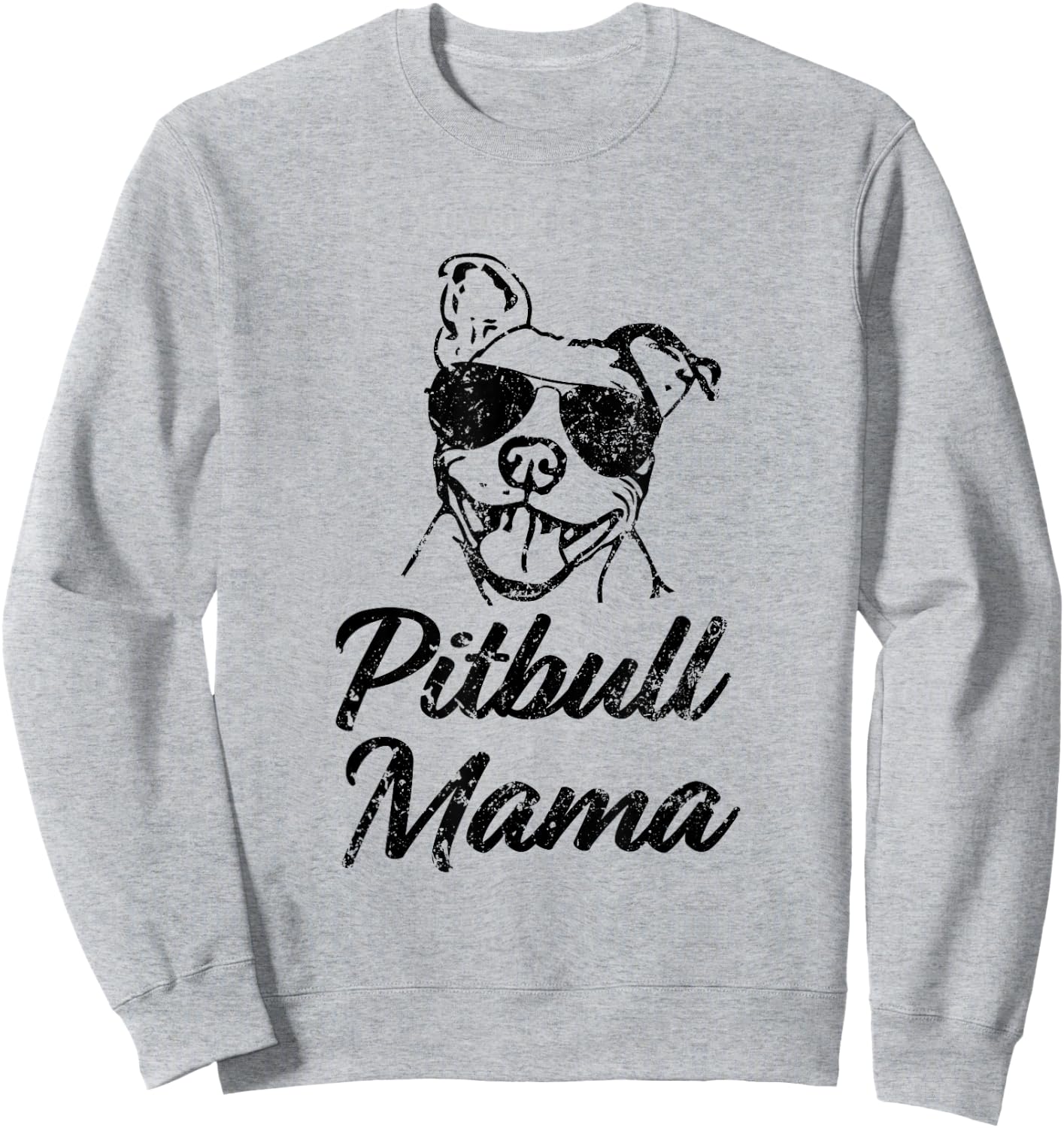 Proud Pitbull Mom Shirt - Pittie Mom, pitbull shirt Sweatshirt - Sweatshirt | Ash