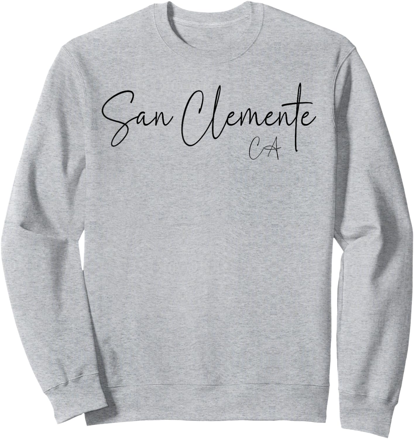 San Clemente California CA Retro Sweatshirt - Sweatshirt | Ash