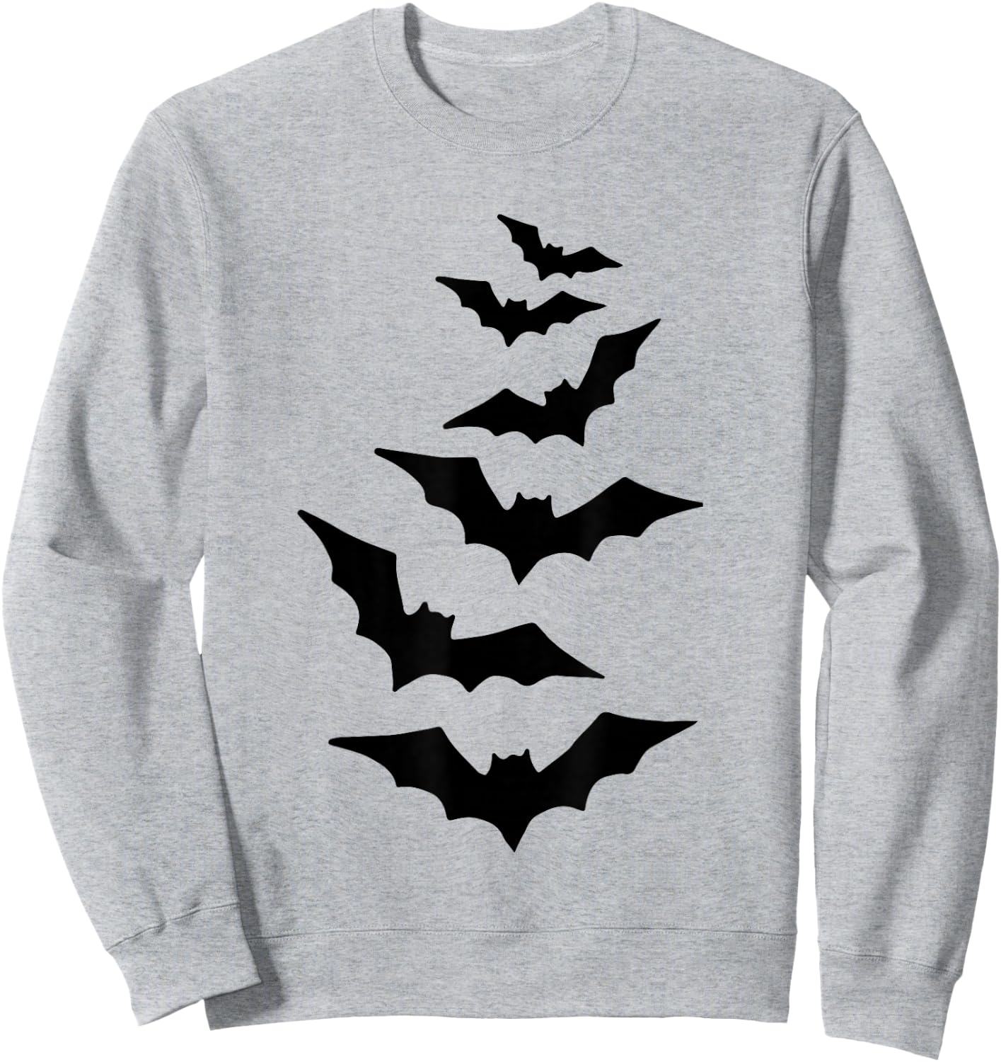 Halloween Bats Costume Funny Halloween Bat Sweatshirt - Sweatshirt | Ash