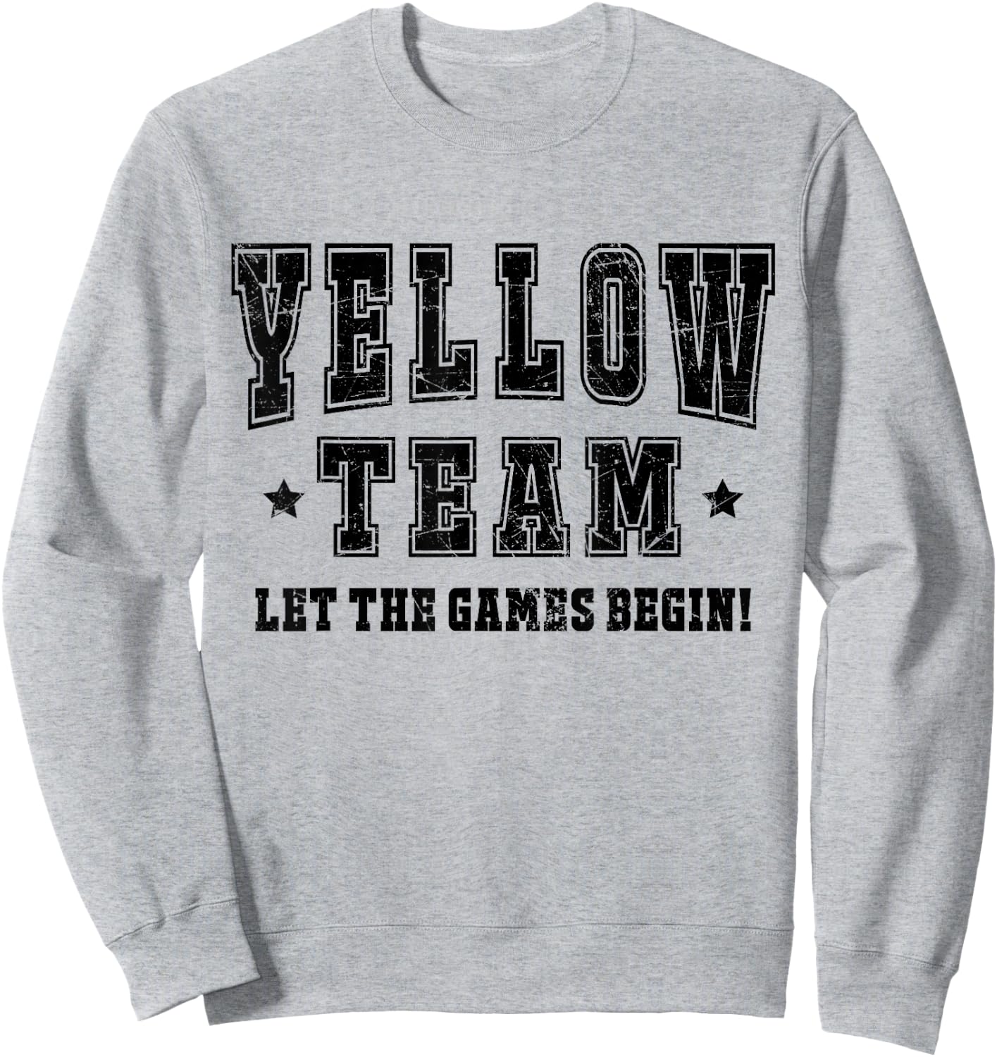 Yellow Team Field Day Spirit Squad Let The Games Begin 2024 Sweatshirt - Sweatshirt | Ash