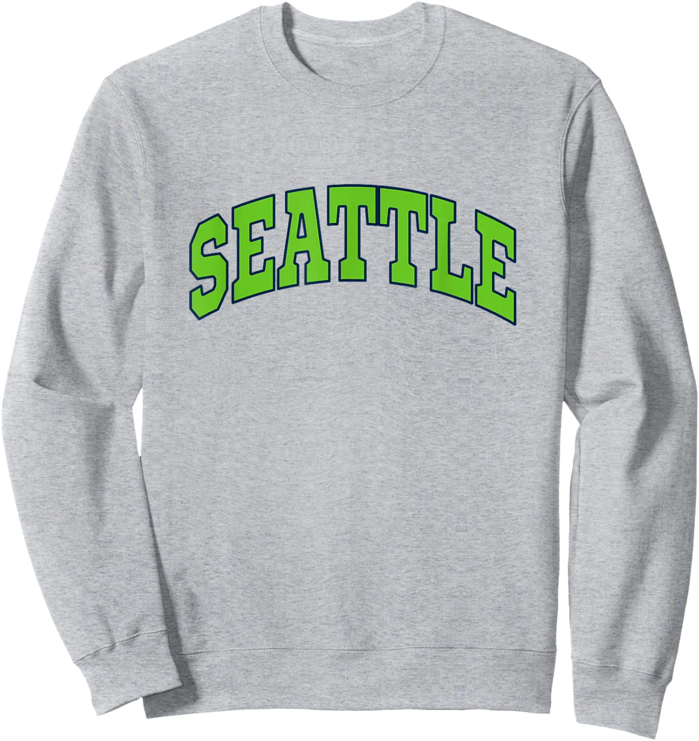 SEATTLE - Throwback Design - Classic Sweatshirt - Sweatshirt | Ash