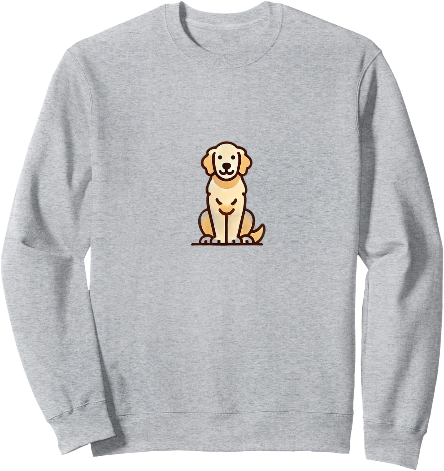 Golden Retriever Sweatshirt - Sweatshirt | Ash