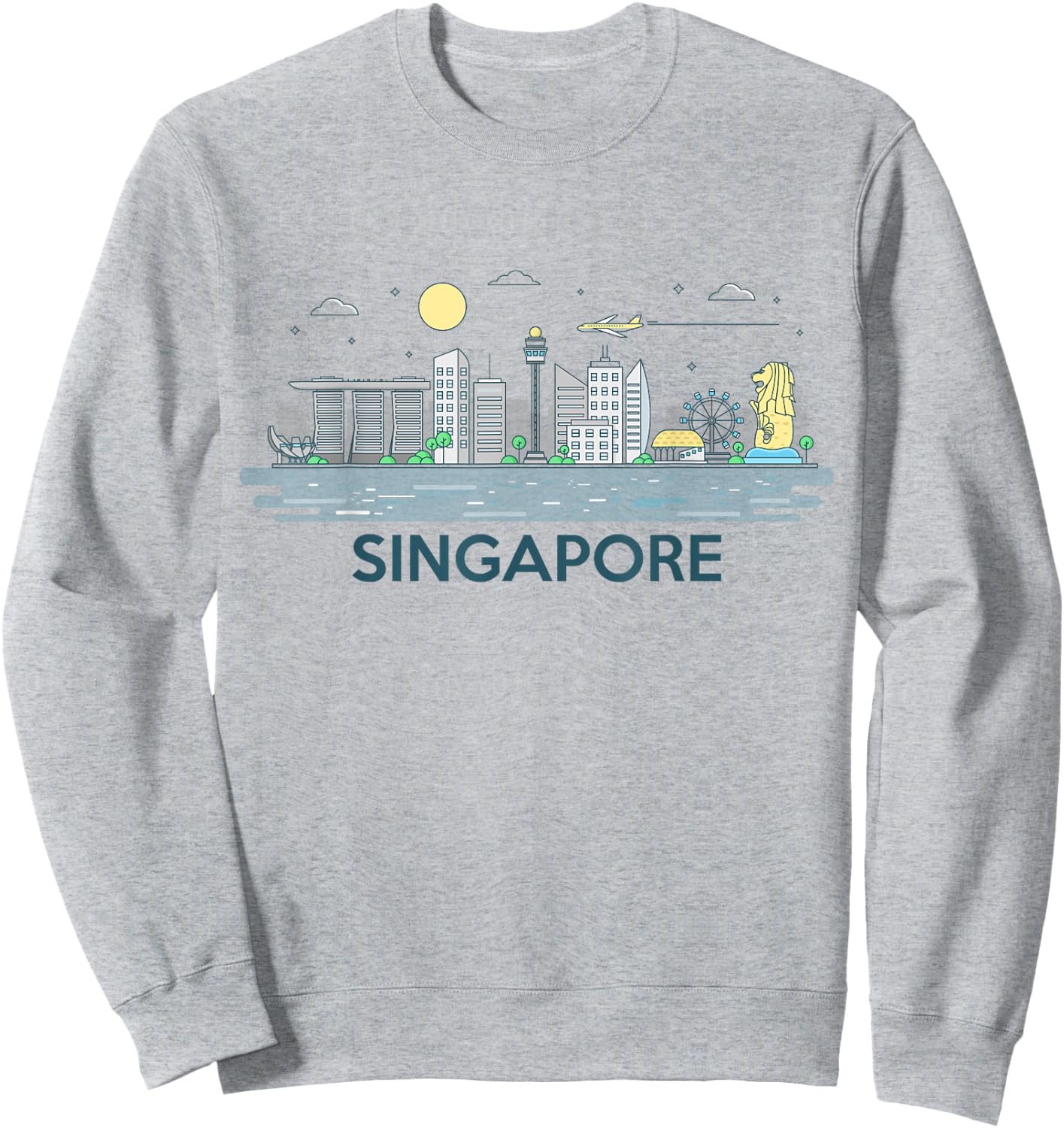 Singapore Kids Sweatshirt - Sweatshirt | Ash