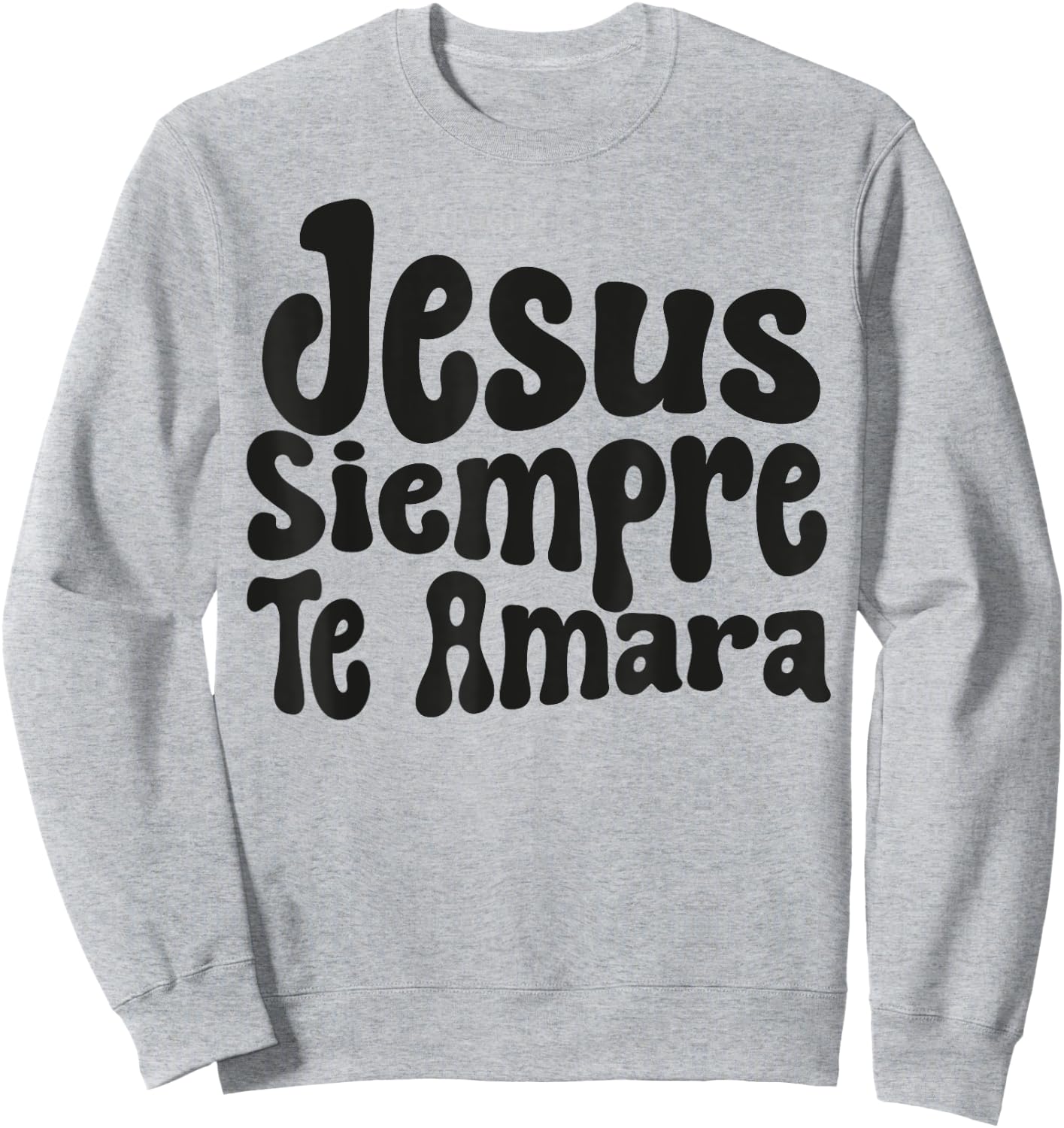Camiseta cristiana en espanol Hombre Mujer Spanish Christian Sweatshirt - Sweatshirt | Ash