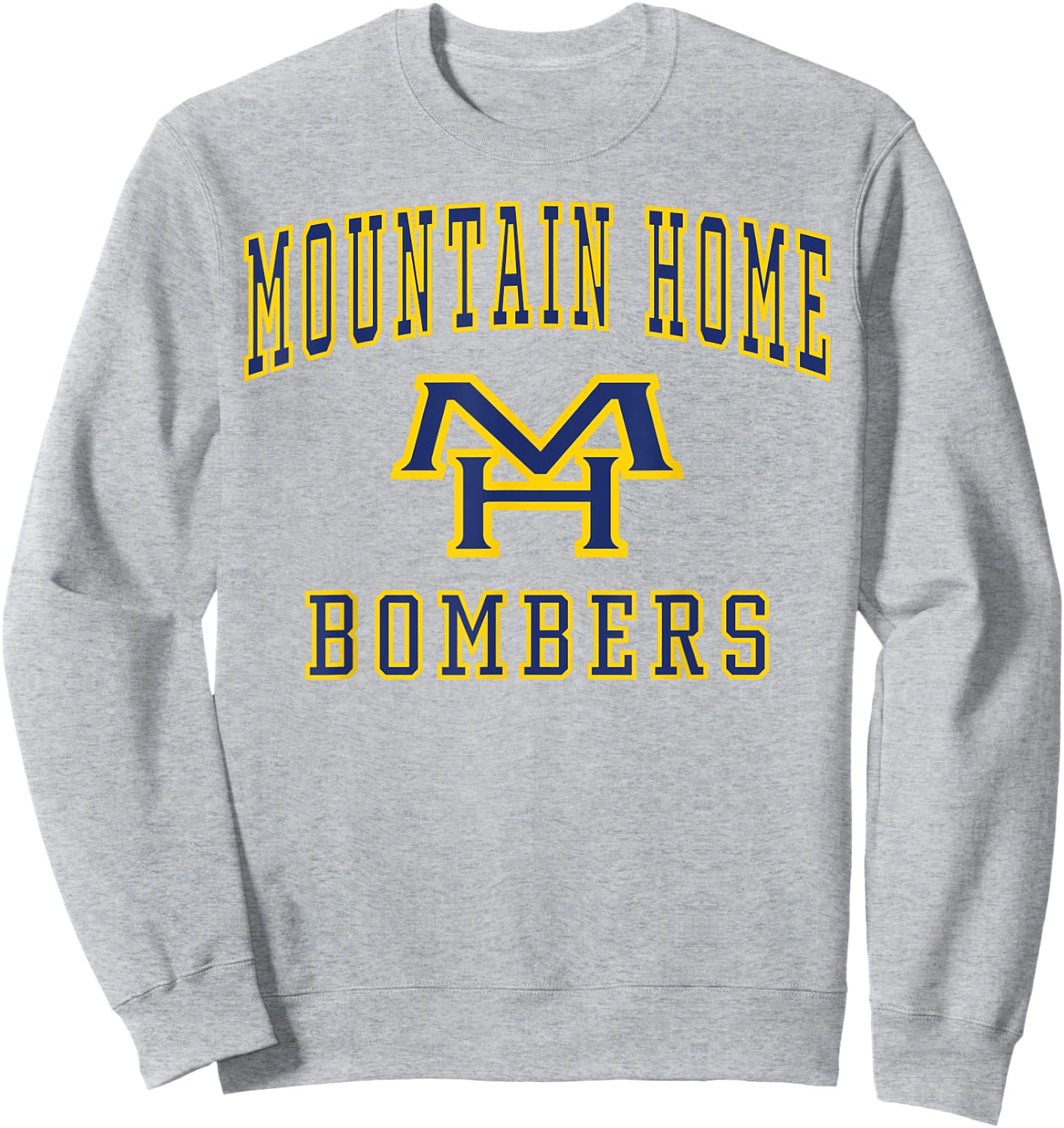 Mountain Home High School Bombers C1 Sweatshirt - Sweatshirt | Ash