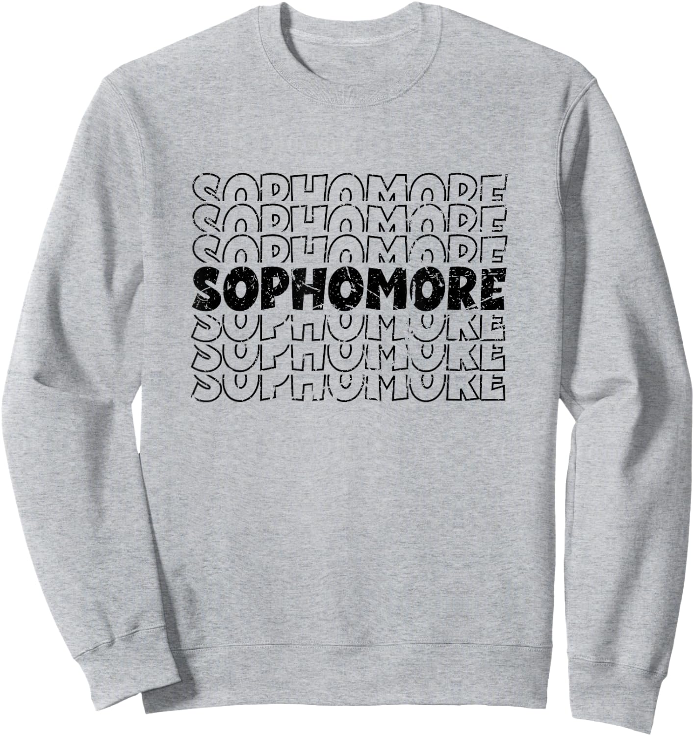 Vintage Sophomore Sweatshirt - Sweatshirt | Ash