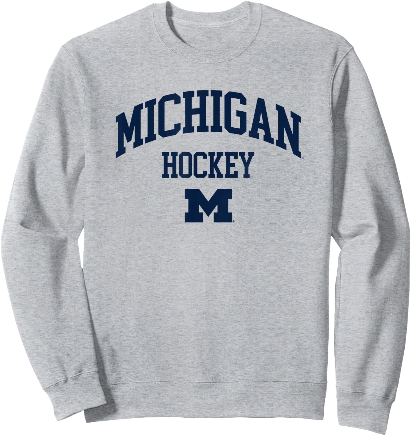 University of Michigan Wolverines U of M Hockey Sweatshirt - Sweatshirt | Ash