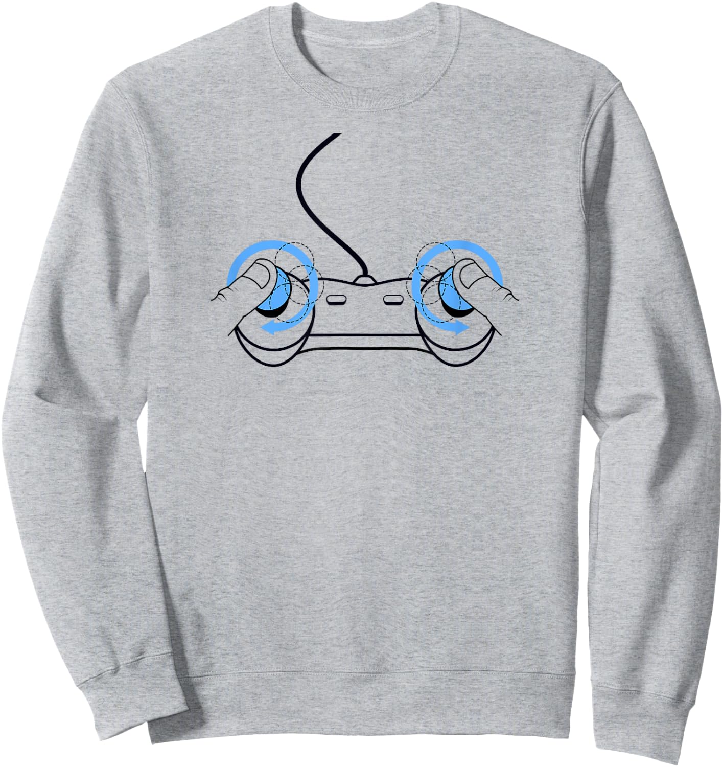 Funny boobs controller design Sweatshirt - Sweatshirt | Ash