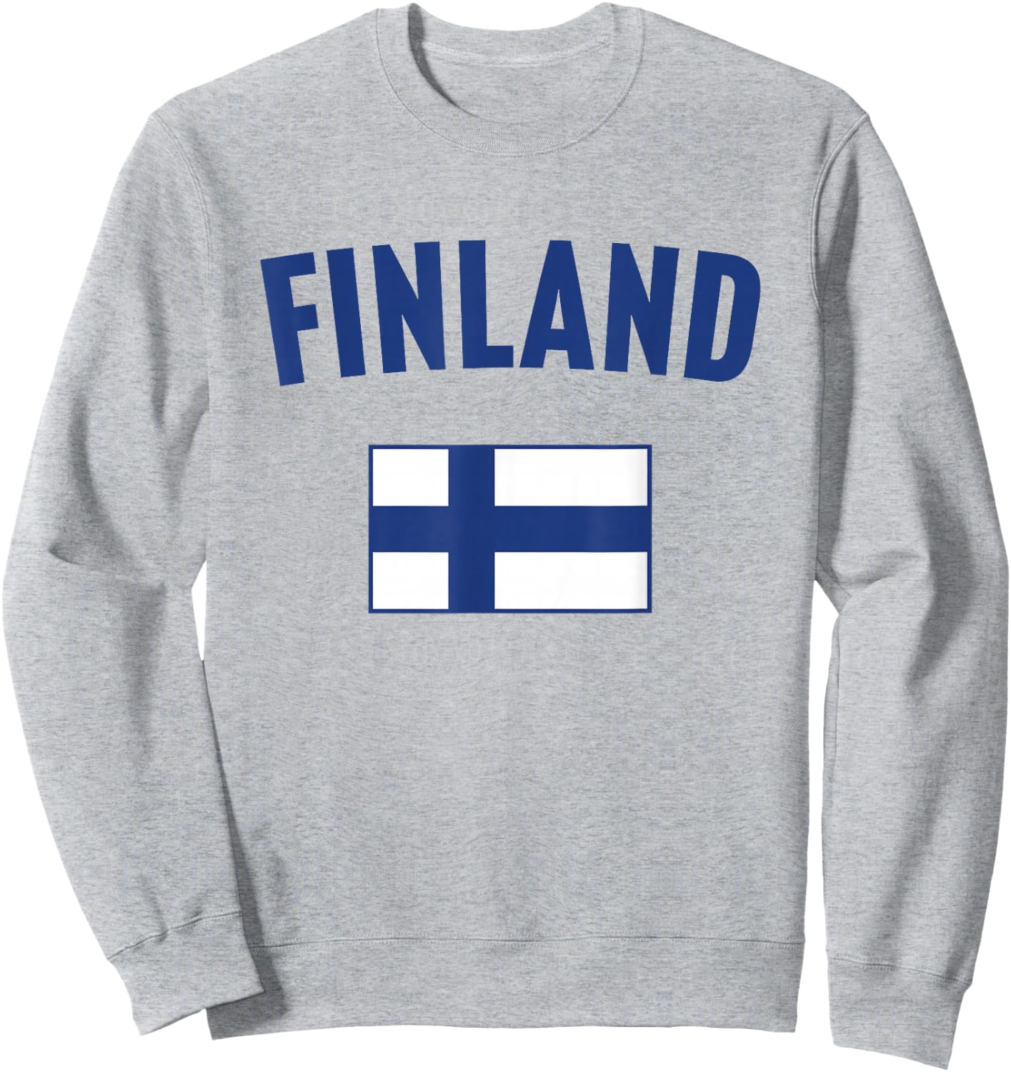 Country Flags Finland Flag , Small, White Sweatshirt - Sweatshirt | Ash