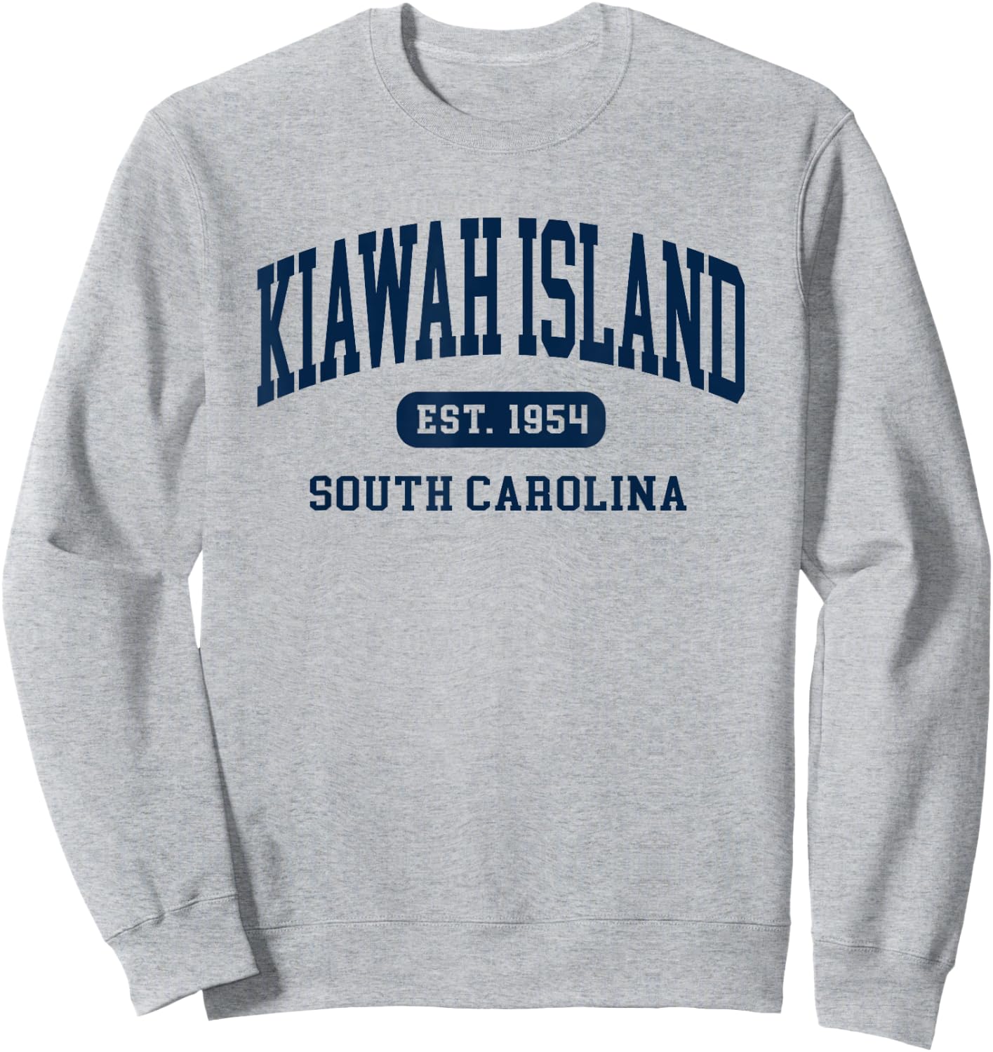 Kiawah Island South Carolina Retro Est 1954 Vintage Souvenir Sweatshirt - Sweatshirt | Ash