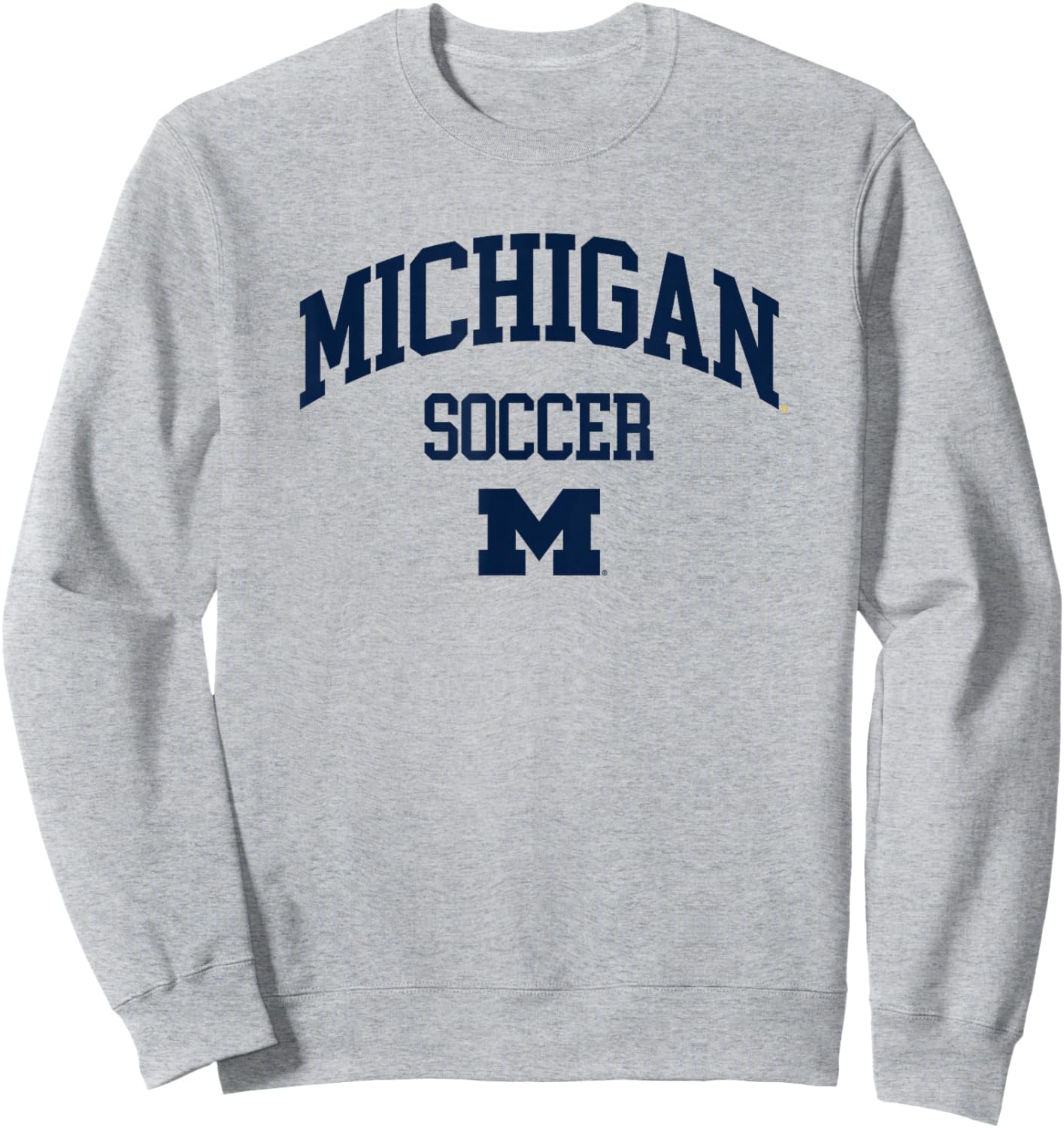 University of Michigan Wolverines U of M Soccer Sweatshirt - Sweatshirt | Ash