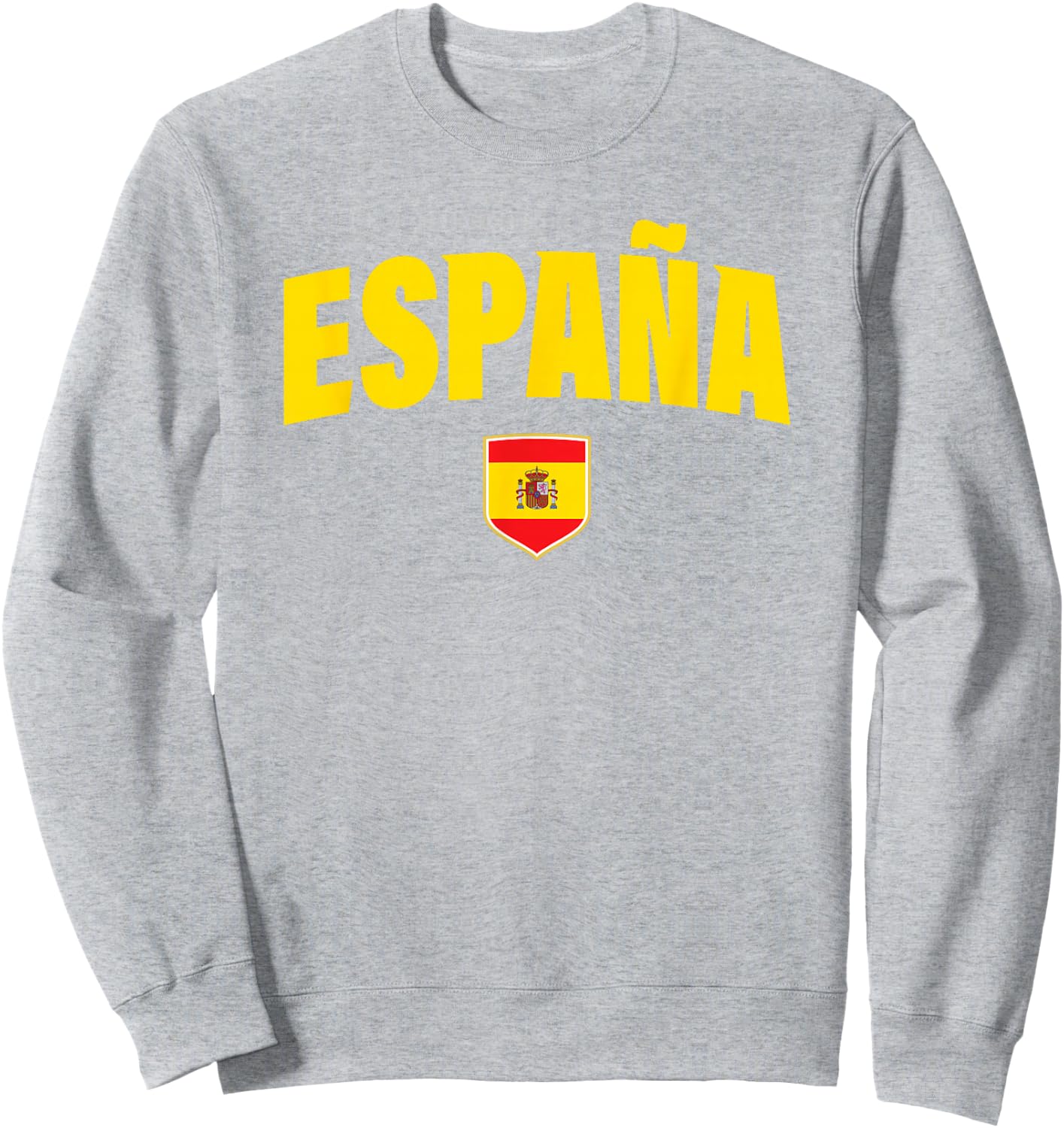 Retro Spanish Flag Spain Shirt Vintage España boys & girls Sweatshirt - Sweatshirt | Ash