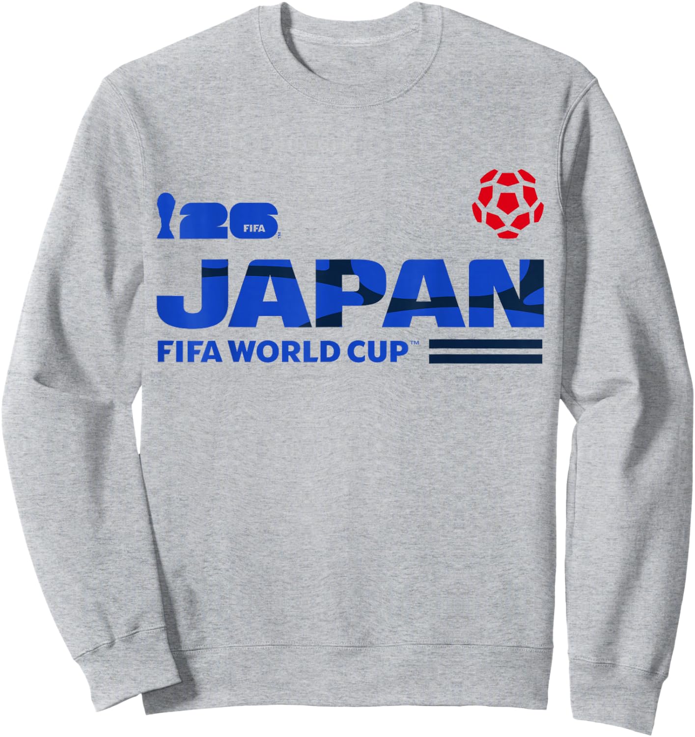 FIFA WORLD CUP26 Qualifier Japan Sweatshirt - Sweatshirt | Ash