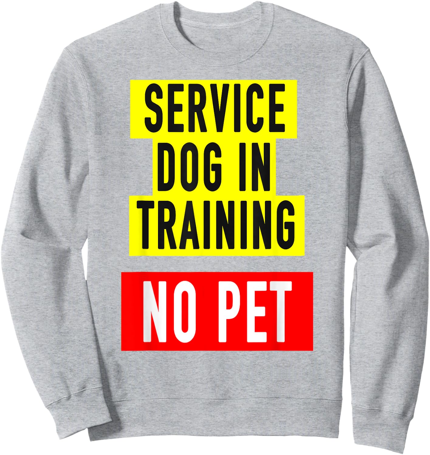 Service Dog In Training Idea Women & Service Dog Training Sweatshirt - Sweatshirt | Ash