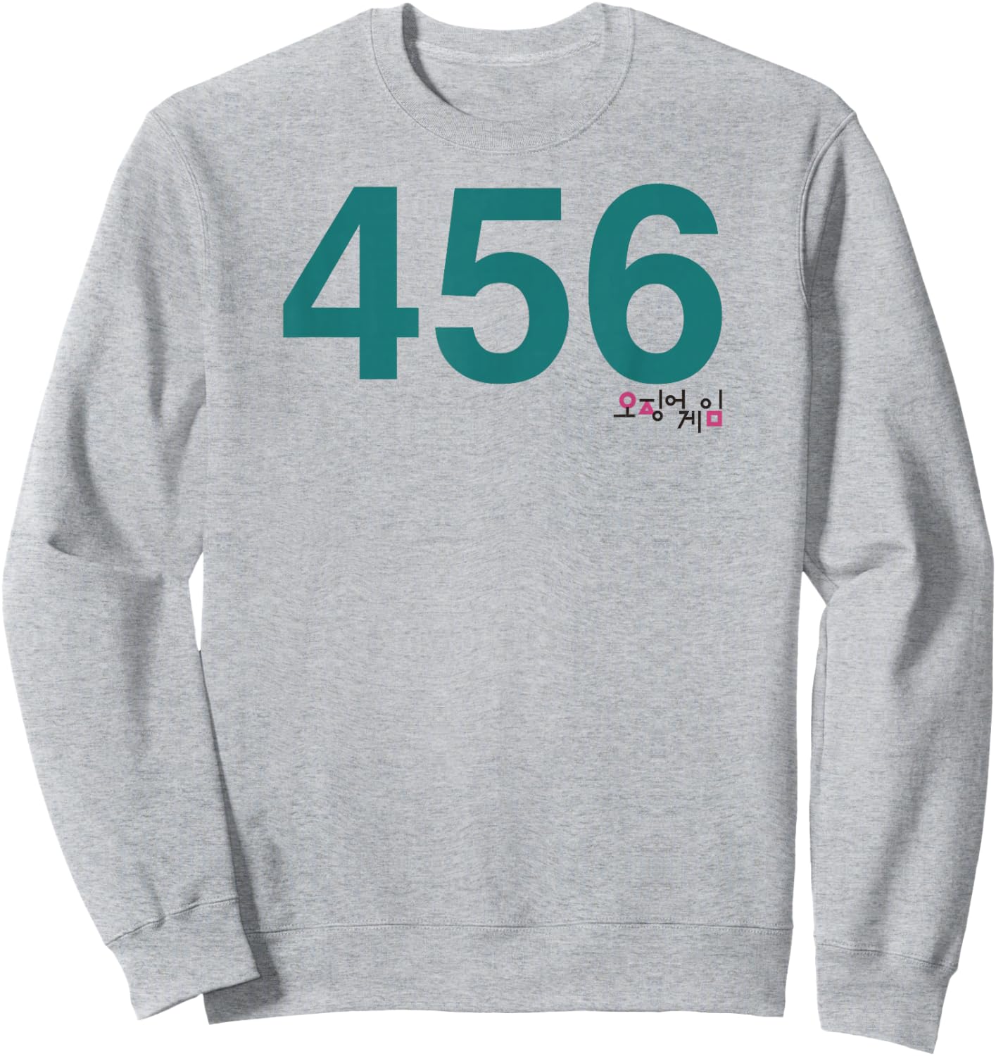 Squid Game Player 456 Costume Sweatshirt - Sweatshirt | Ash
