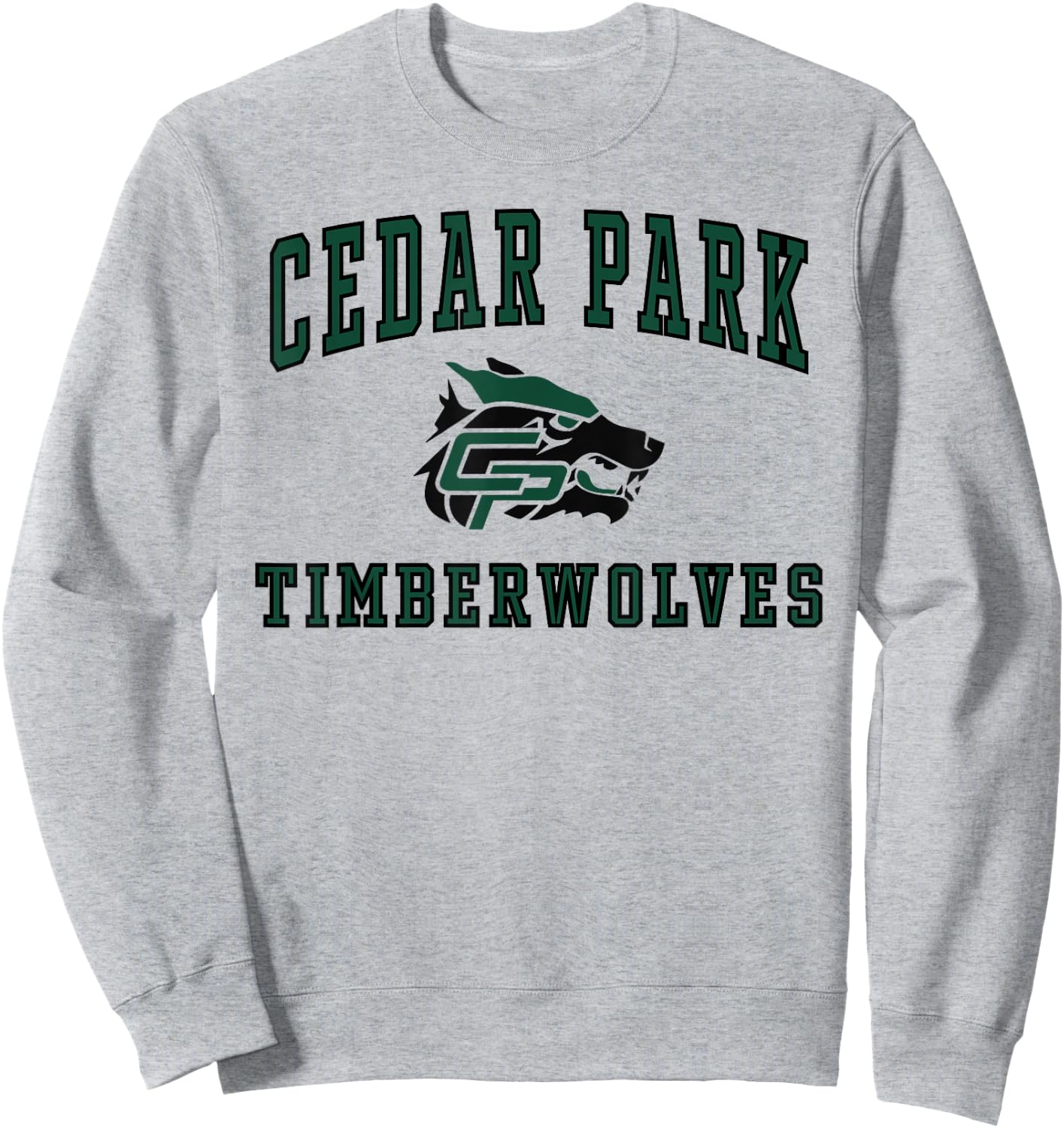 Cedar Park High School Timberwolves C1 Sweatshirt - Sweatshirt | Ash