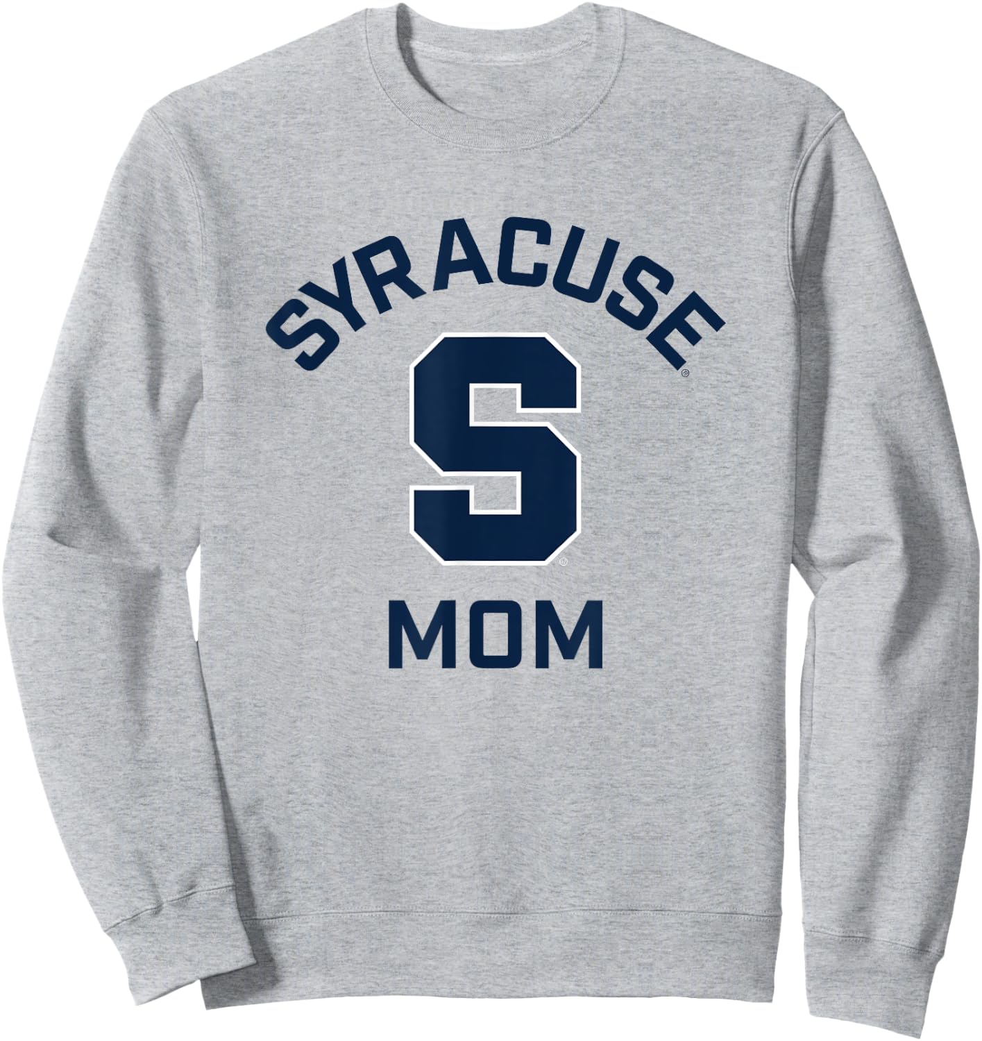 Syracuse University Orange Arched Mom Sweatshirt - Sweatshirt | Ash