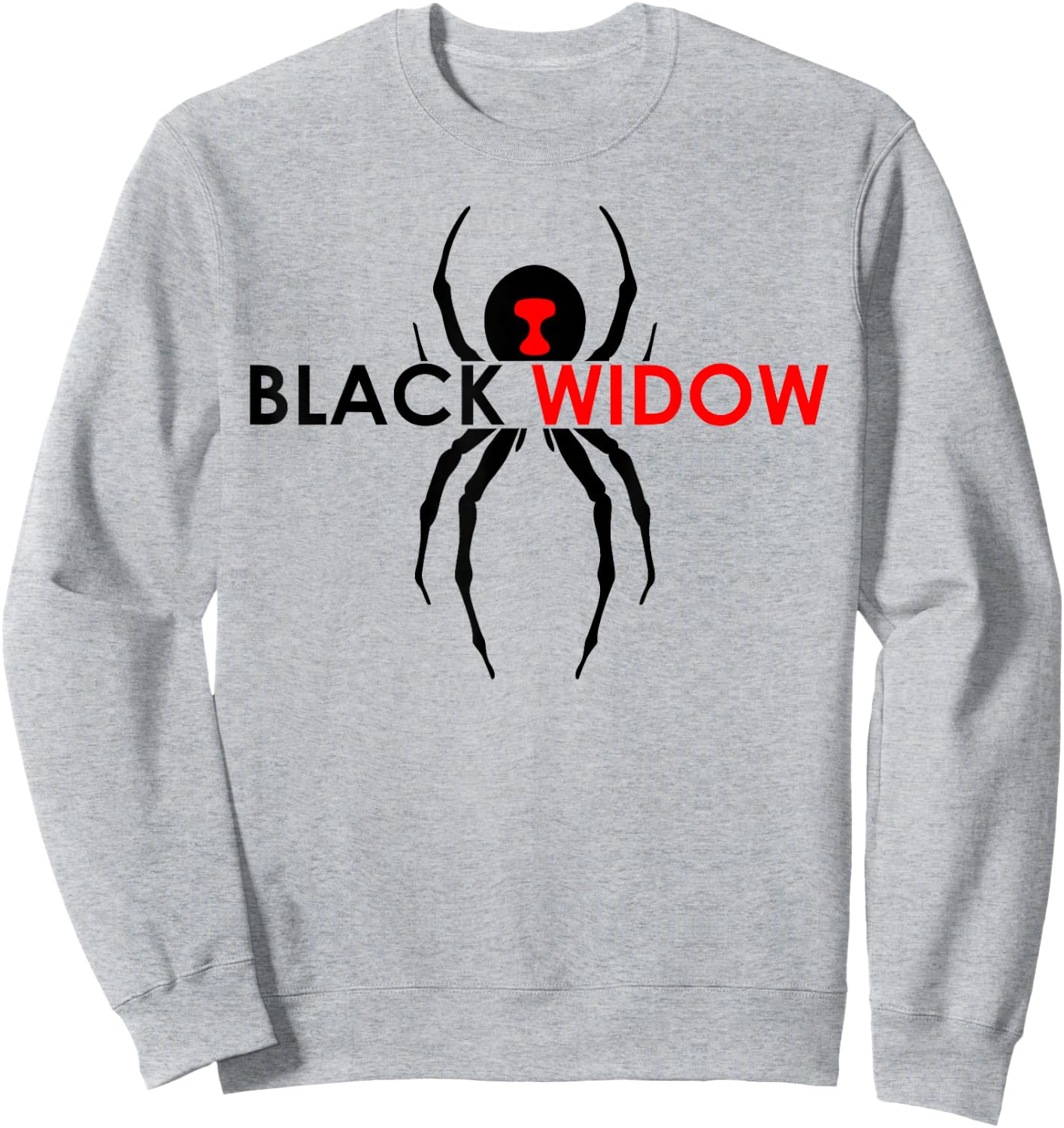 Black Widow Spider Gift Sweatshirt - Sweatshirt | Ash