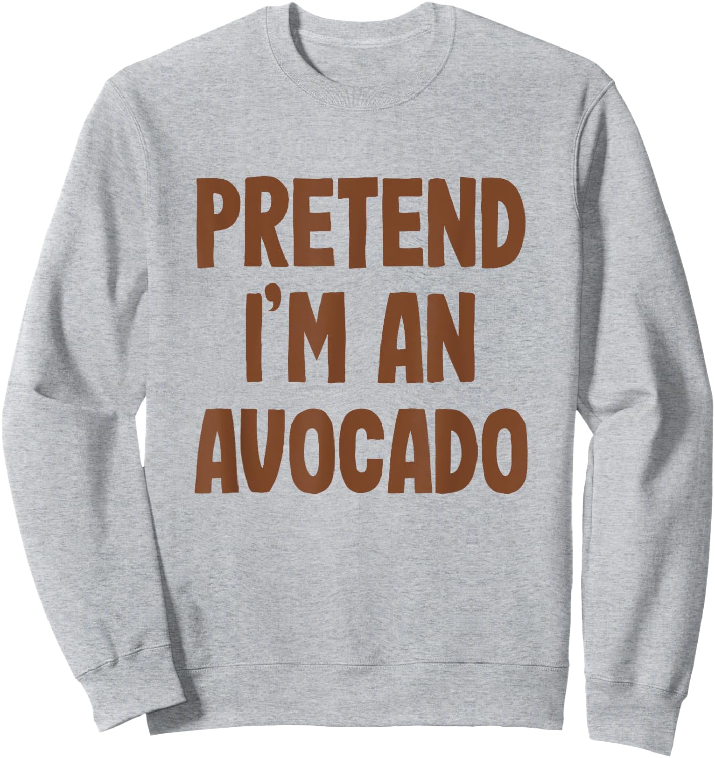 Avocado Costume Halloween Sweatshirt - Sweatshirt | Ash