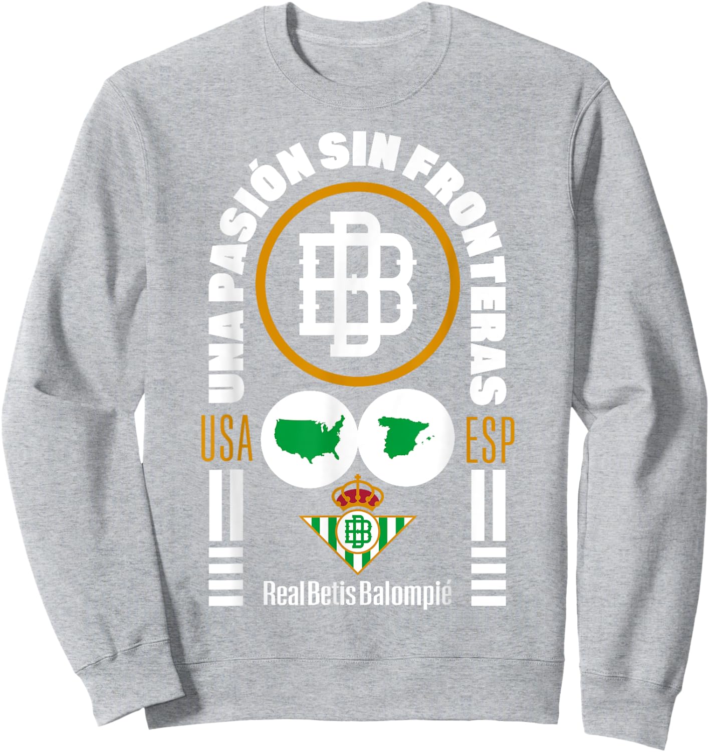Real Betis sports exclusive collection. Sweatshirt - Sweatshirt | Ash
