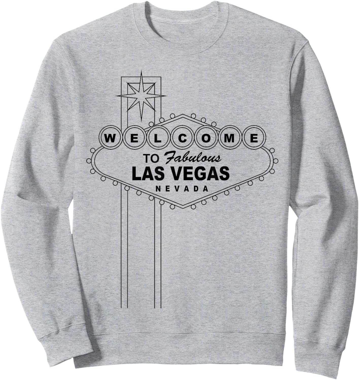 Welcome to Las Vegas Sweatshirt - Sweatshirt | Ash