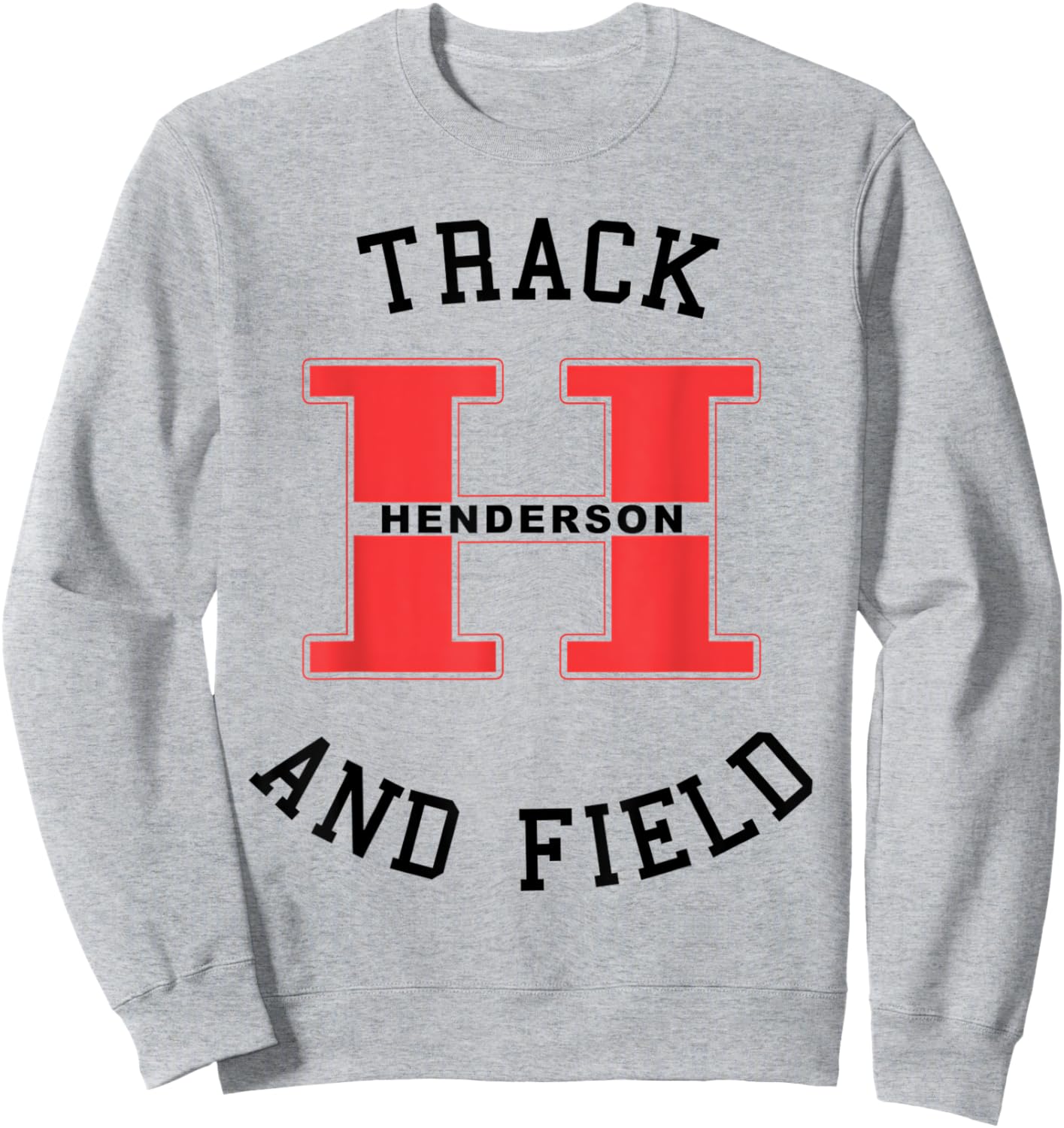 Henderson Track And Field retro sport lover gift Sweatshirt - Sweatshirt | Ash