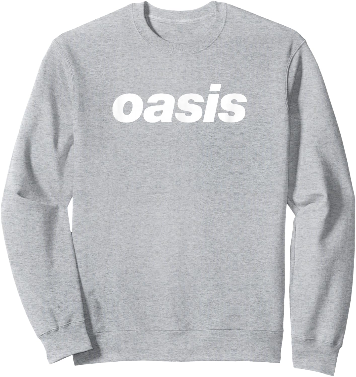 Oasis – White Logo On Baby Blue Sweatshirt - Sweatshirt | Ash