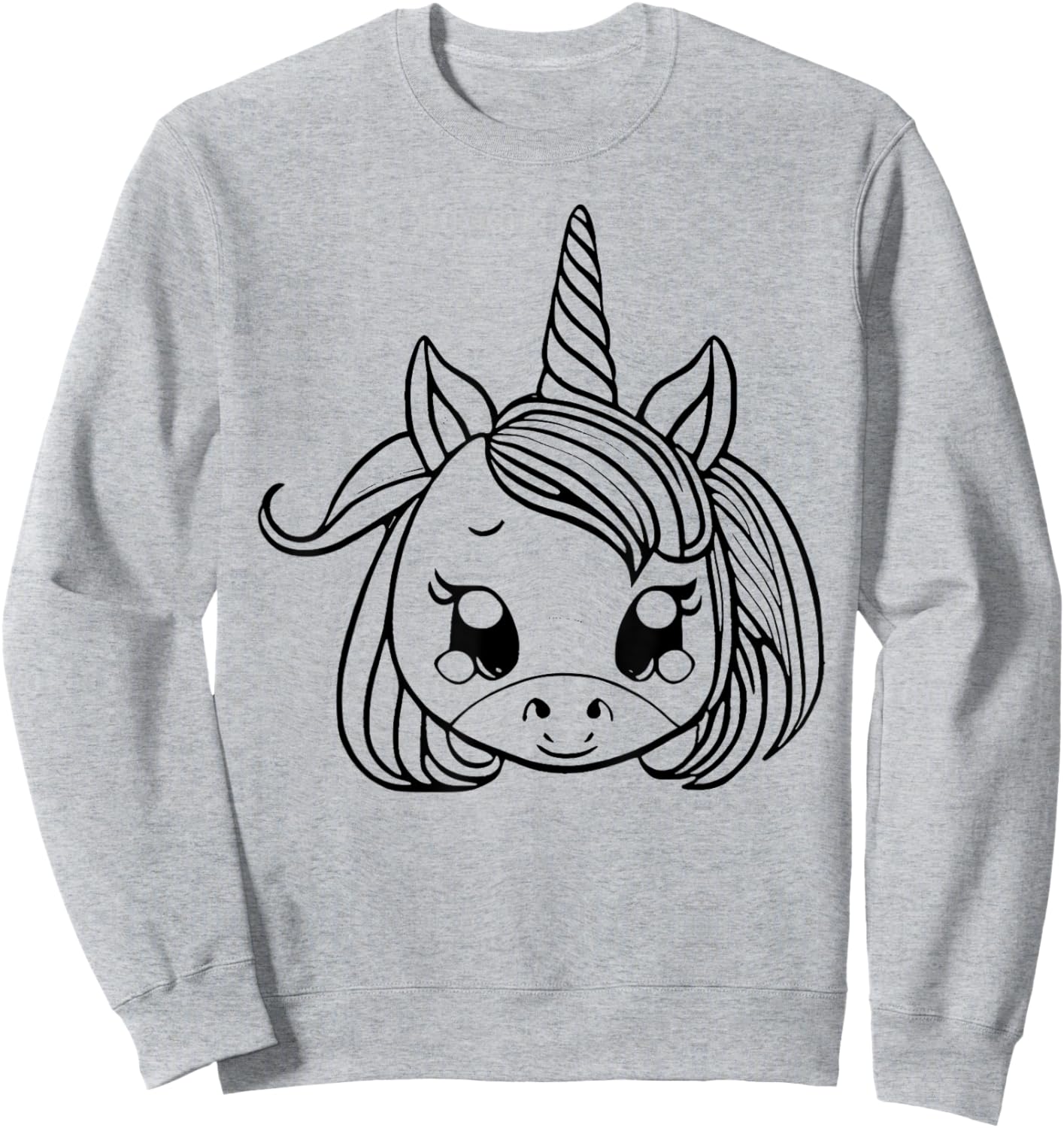 Color and paint your own unicorn Sweatshirt - Sweatshirt | Ash