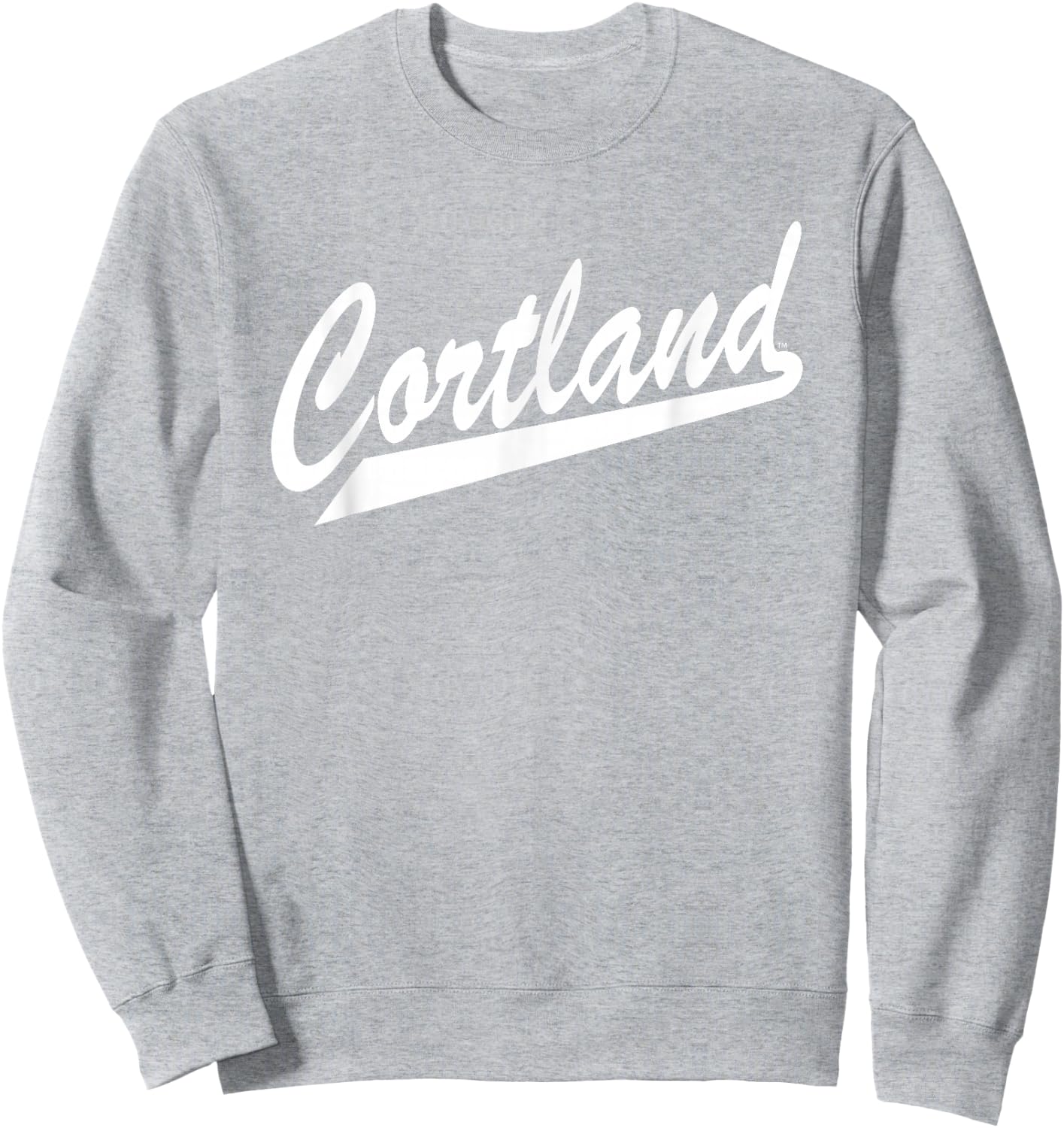 SUNY Cortland Red Dragons Script Sweatshirt - Sweatshirt | Ash