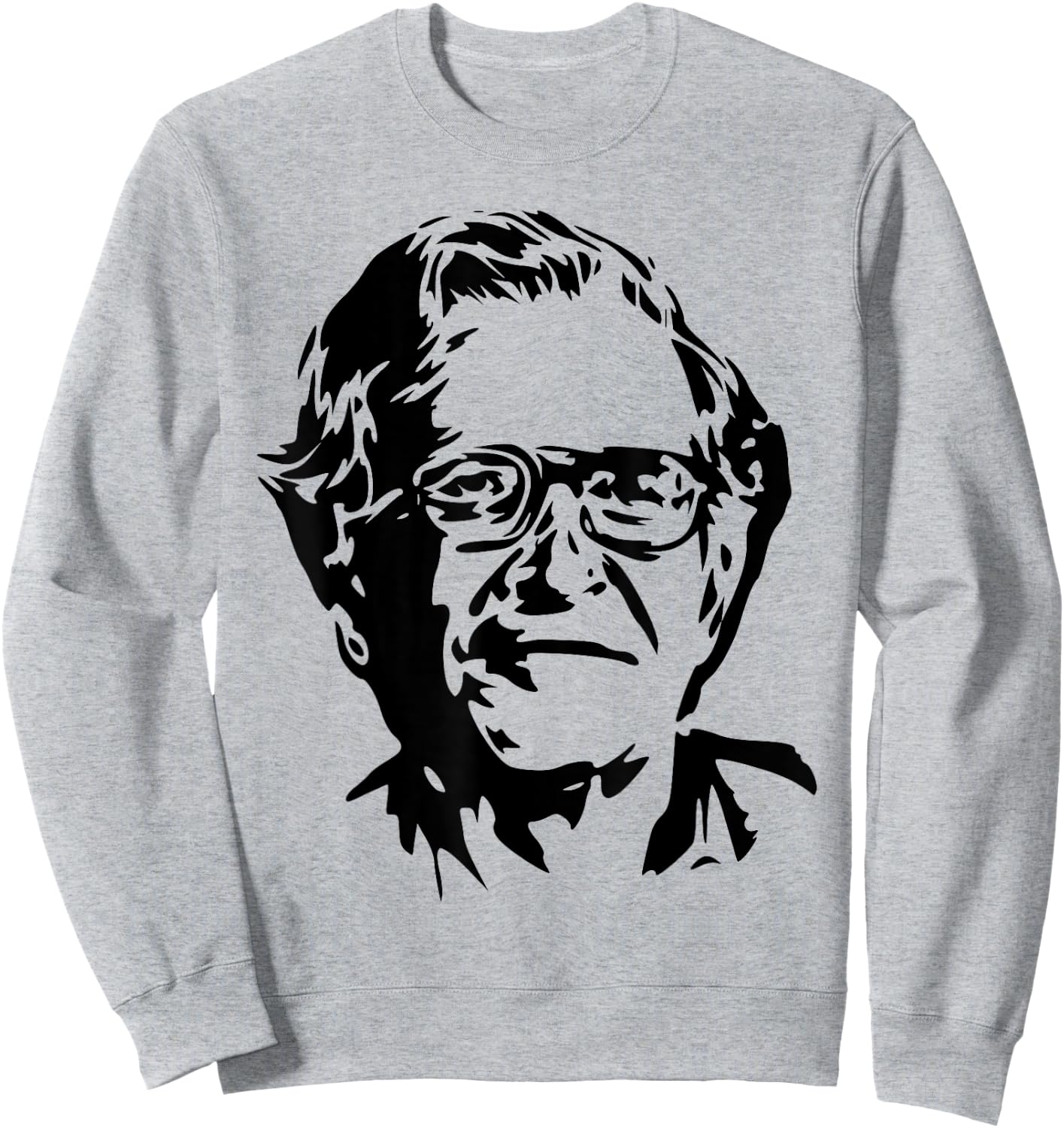 Noam Chomsky stencil Sweatshirt - Sweatshirt | Ash