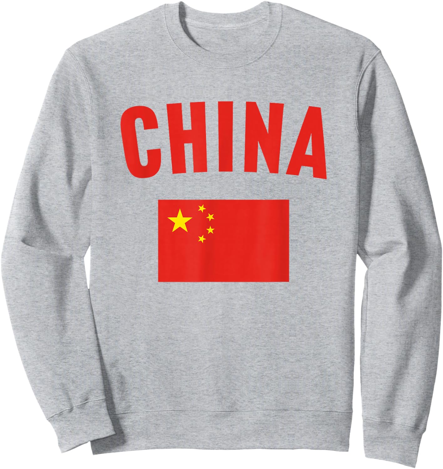 China Flag Sweatshirt - Sweatshirt | Ash