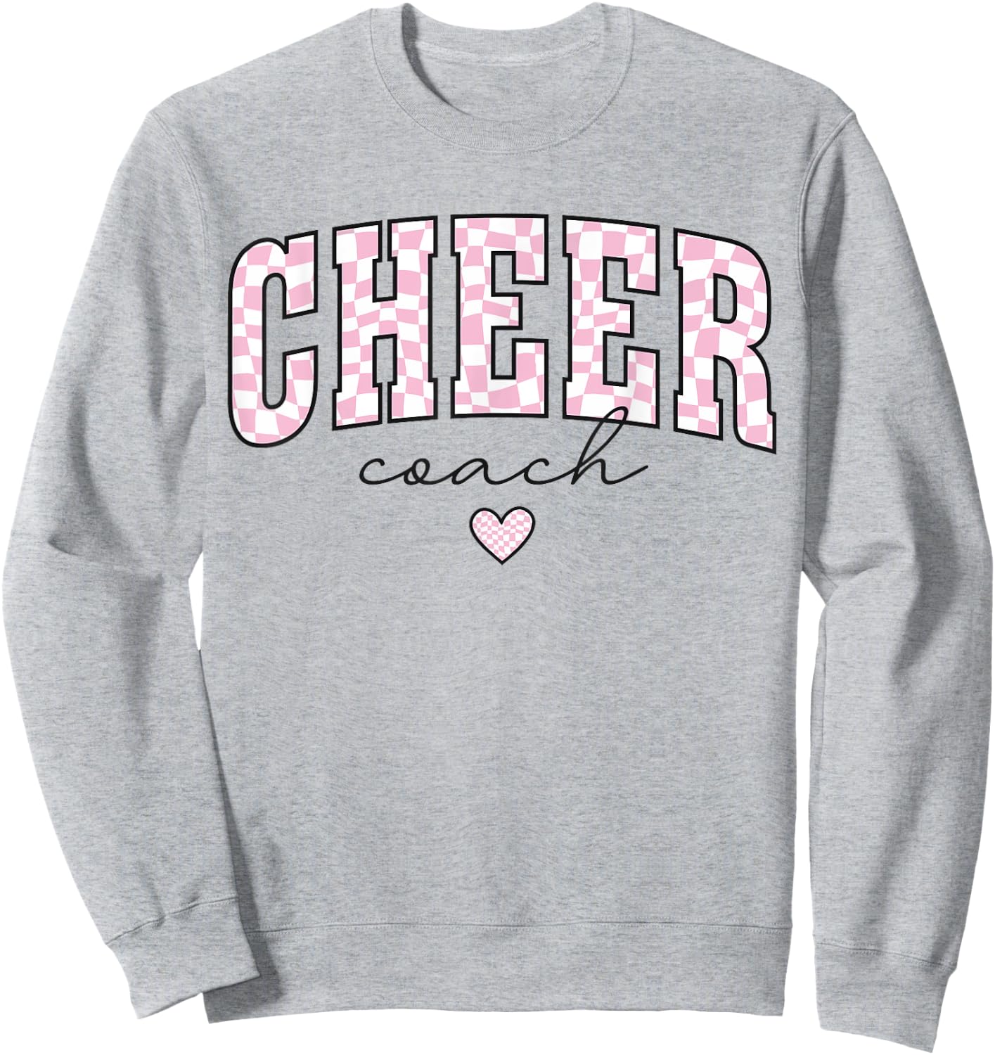 Cheer Coach Life Competition Season Cheerleader Team Trendy Sweatshirt - Sweatshirt | Ash