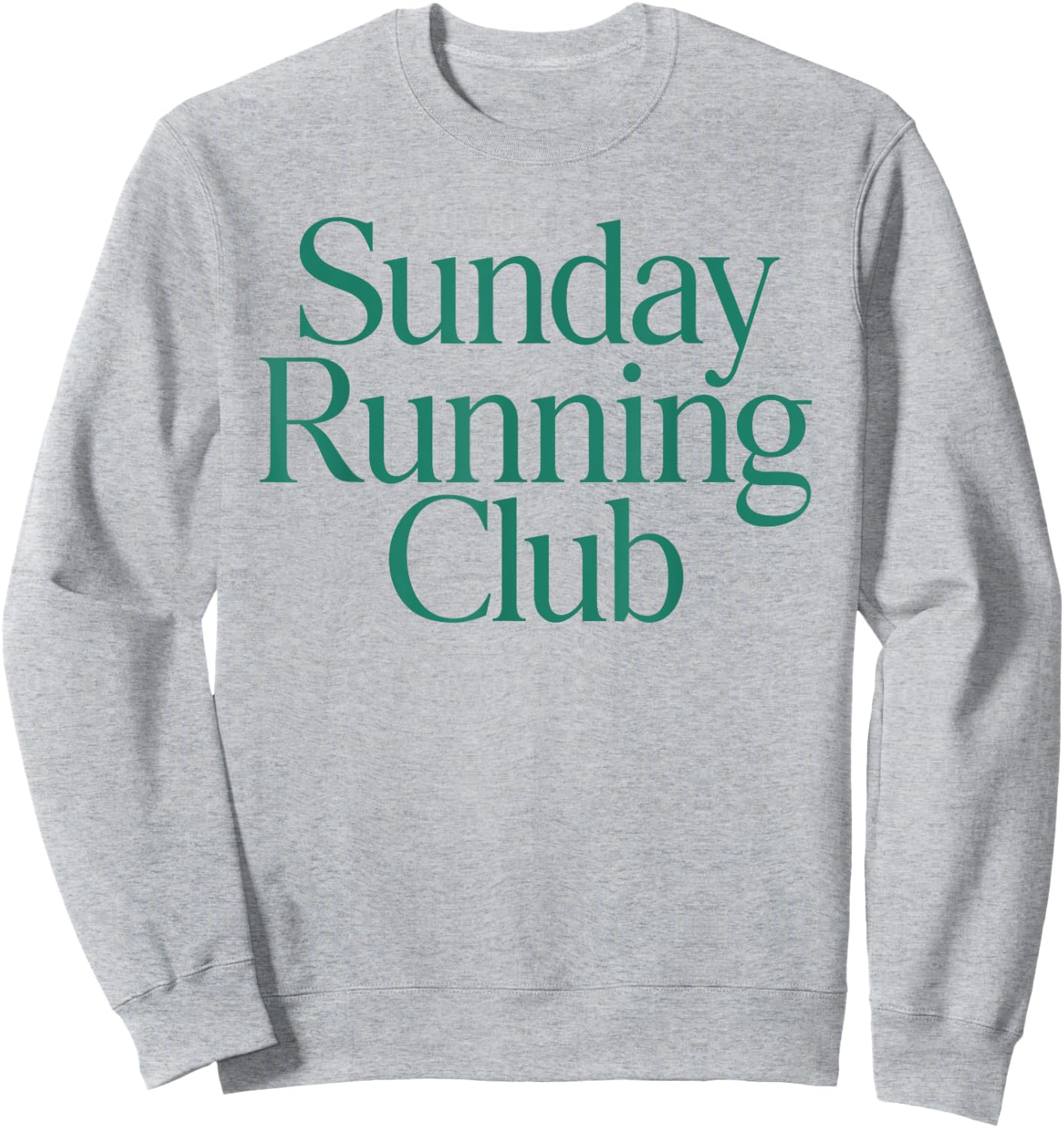 SUNDAY RUNNING CLUB X Jogger Jogging Runner Fitness Gym Sweatshirt - Sweatshirt | Ash