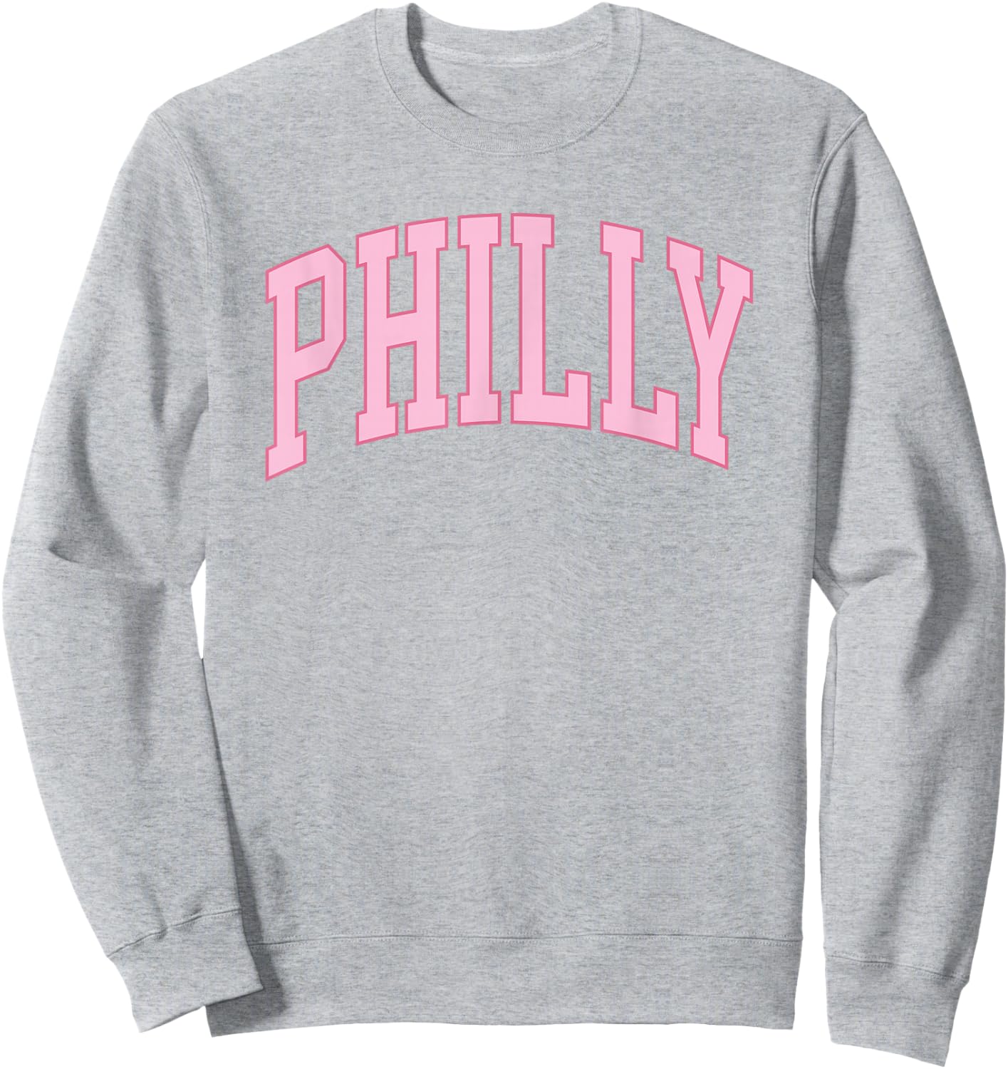 Philly Pink Retro Preppy throwback Philadelphia girls Sweatshirt - Sweatshirt | Ash