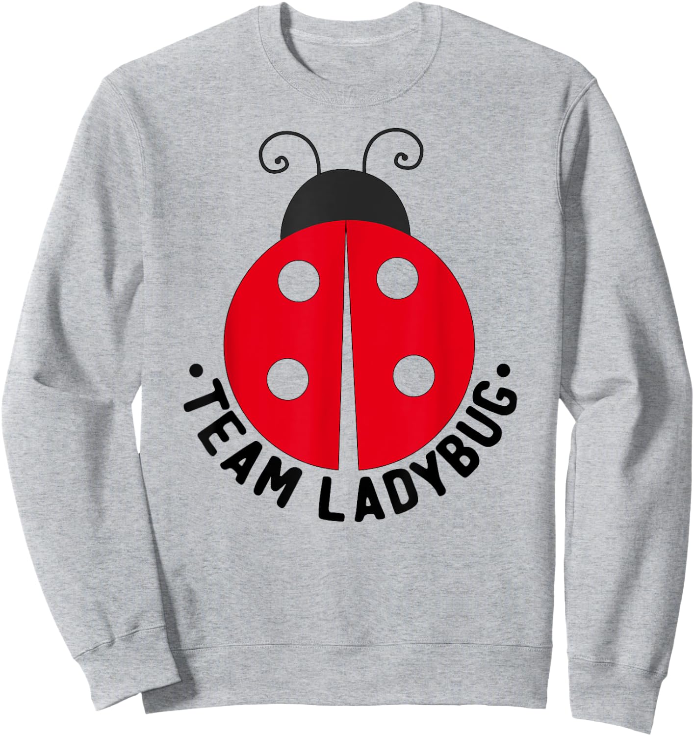 Ladybug Squad Team Ladybugs Sweatshirt - Sweatshirt | Ash