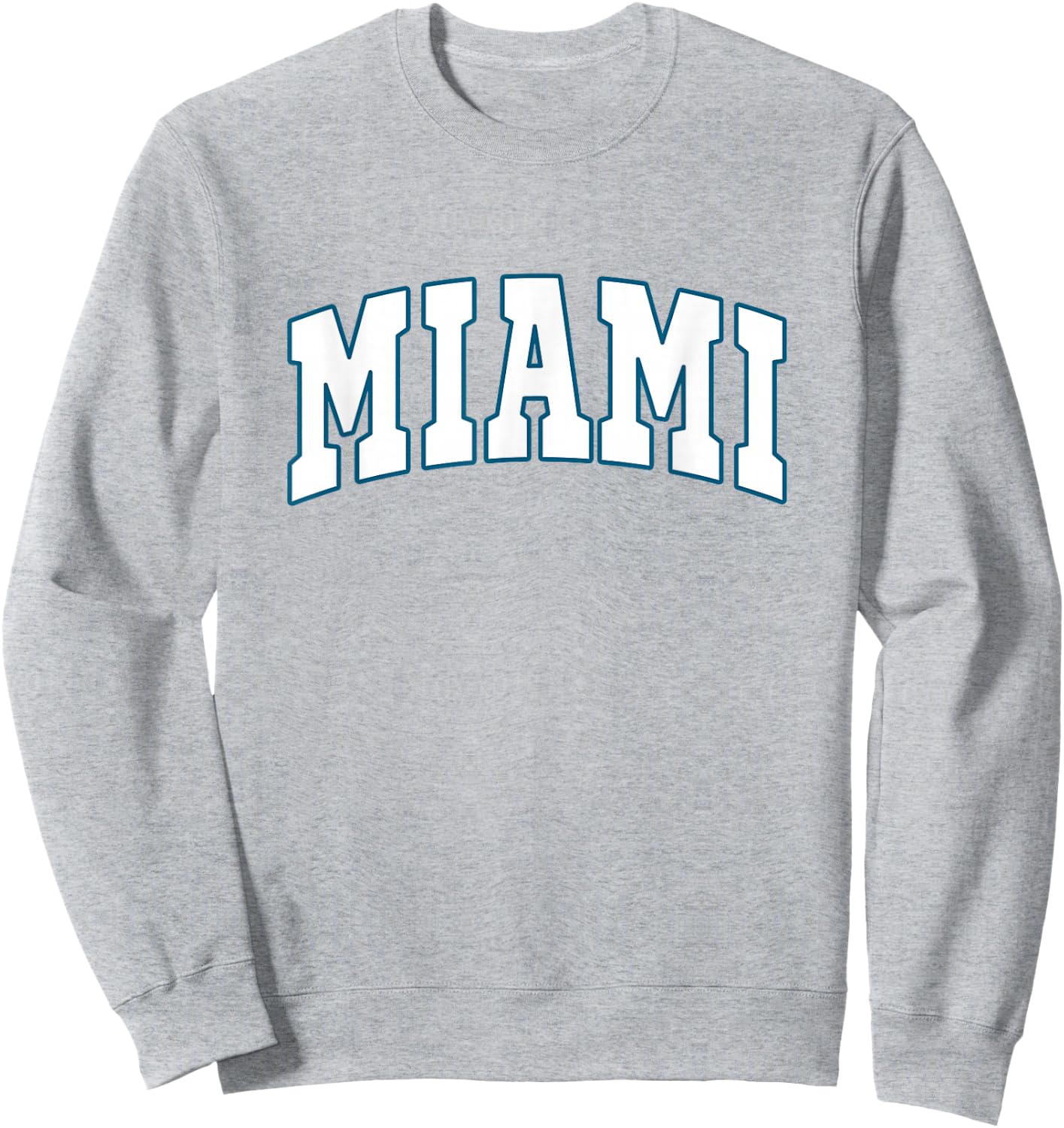 MIAMI - Throwback Design - Classic Sweatshirt - Sweatshirt | Ash