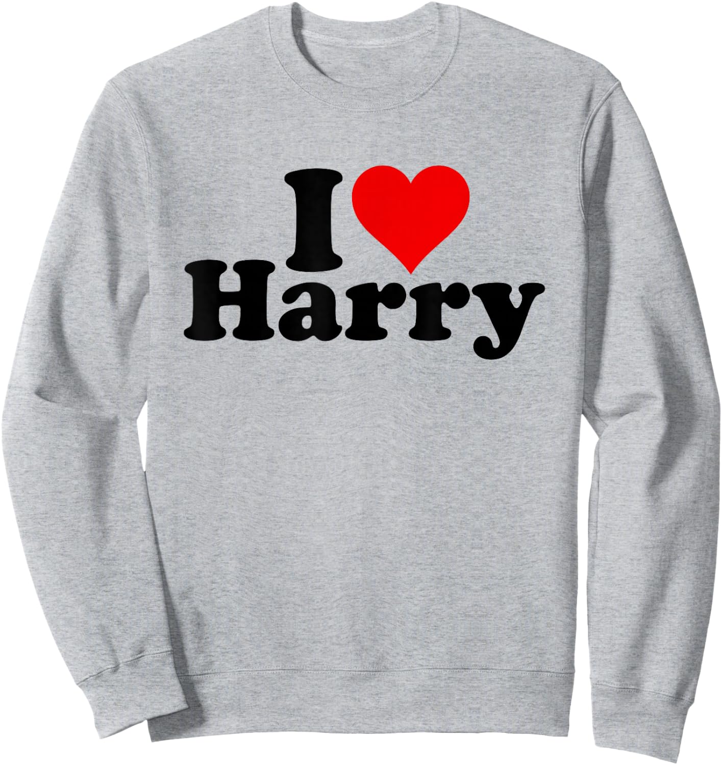 I Love Heart Harry Sweatshirt - Sweatshirt | Ash